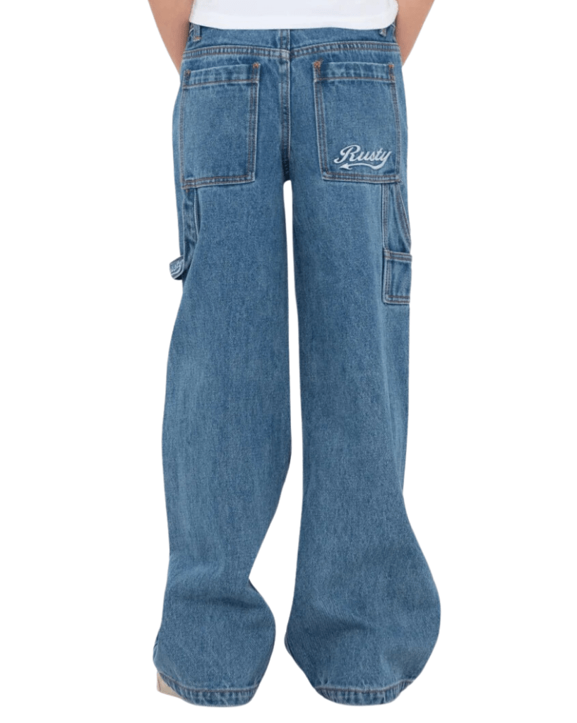 Rusty Billie Low Denim Carpenter Pant Girls