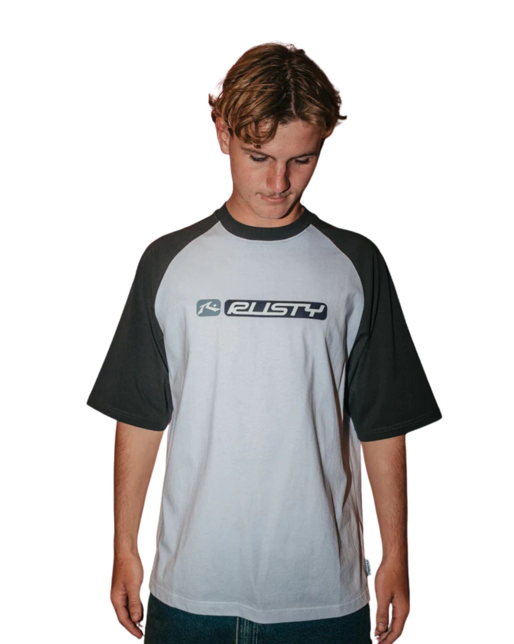 Rusty Bubble Raglan Short Sleeve Tee