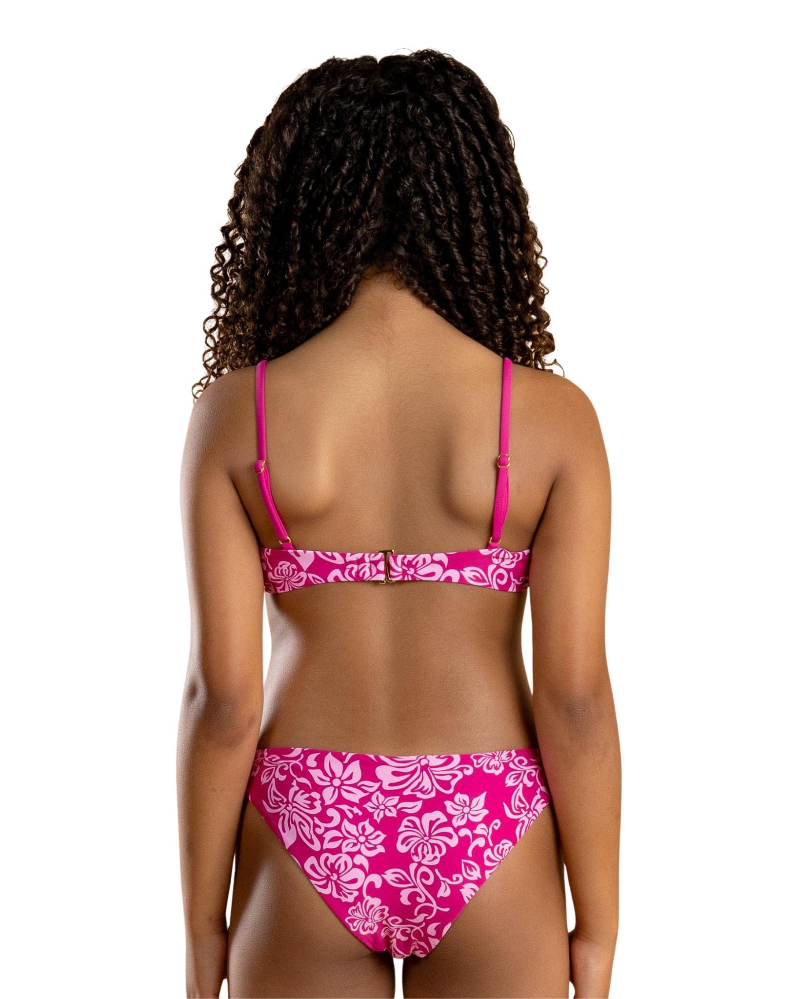 Rusty Carbo Pink Bikini Set Girls