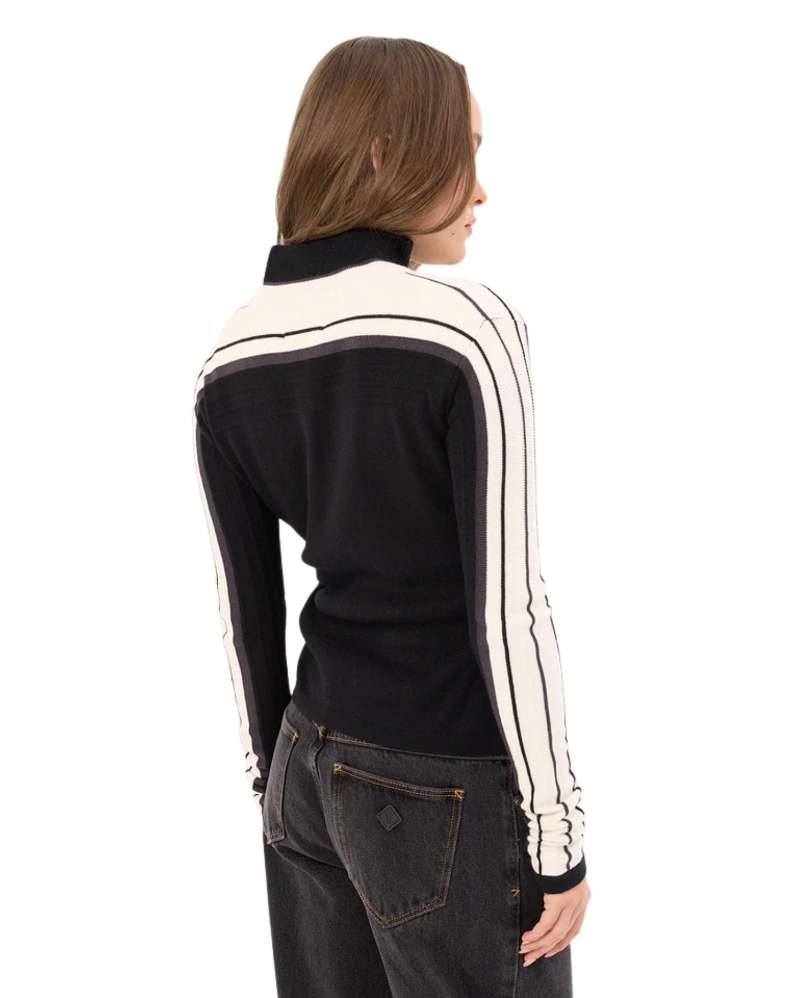 Rusty Daddy Gb Zip Through Skimmer Knit