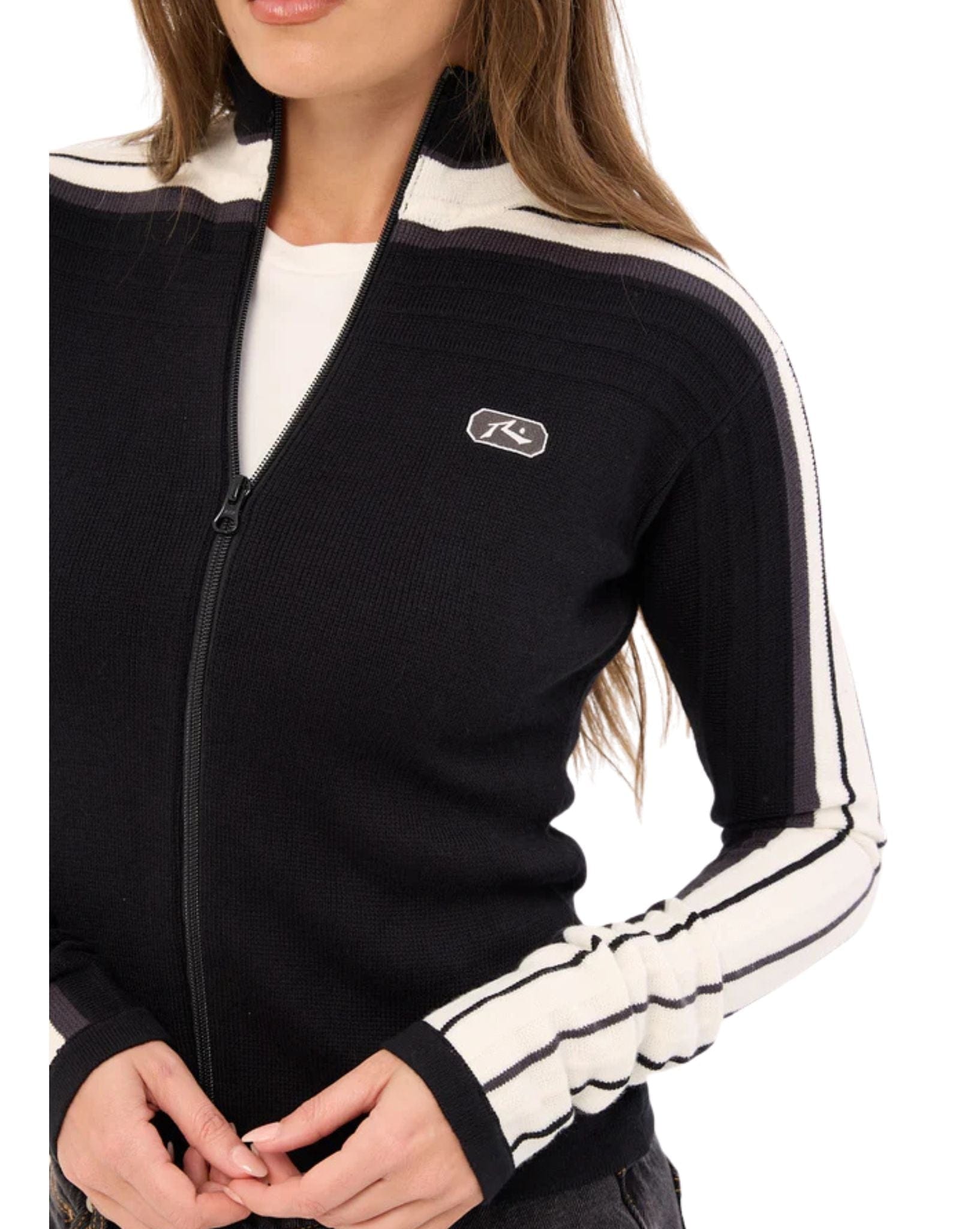 Rusty Daddy Gb Zip Through Skimmer Knit
