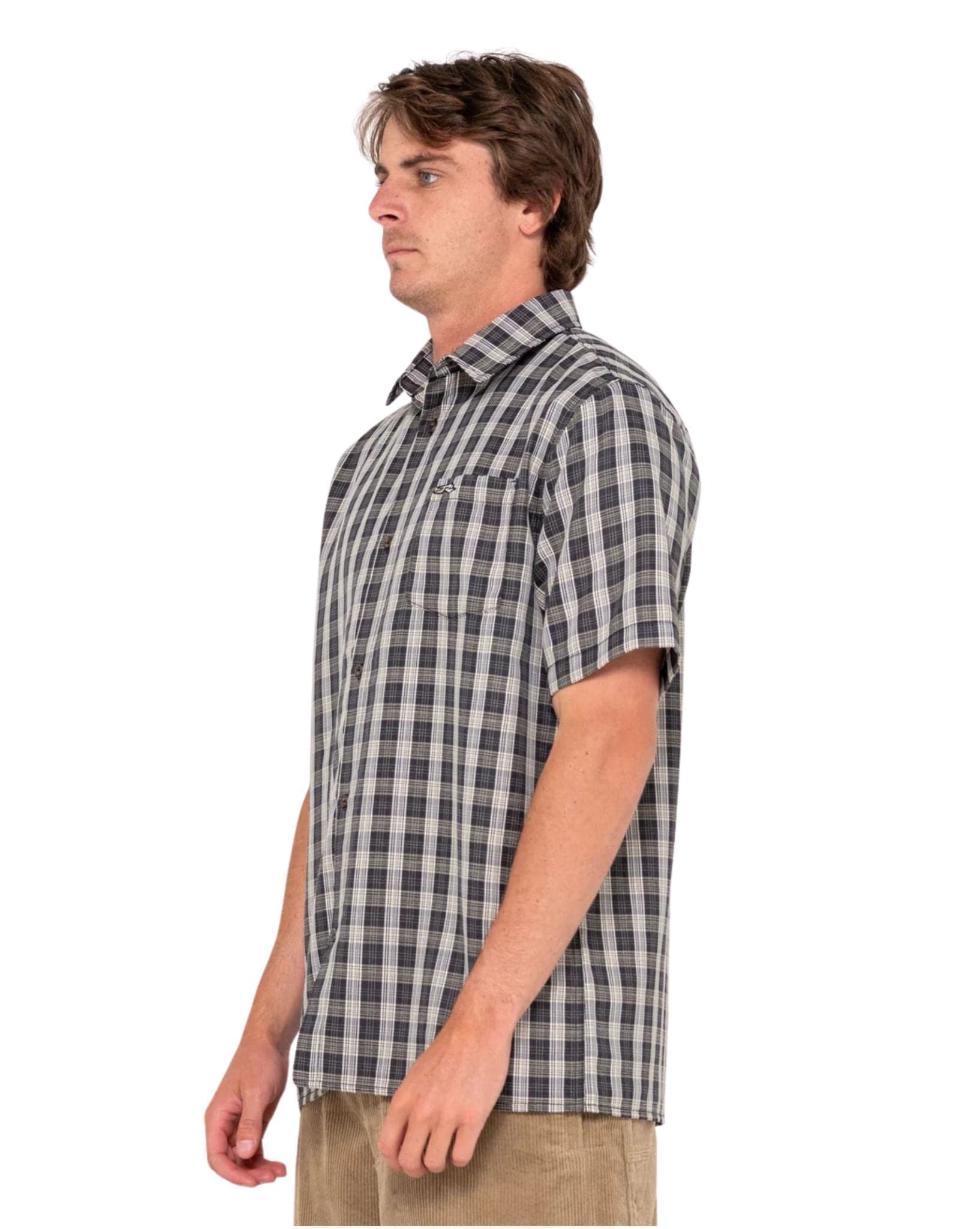 Rusty Datsun Check Short Sleeve Shirt