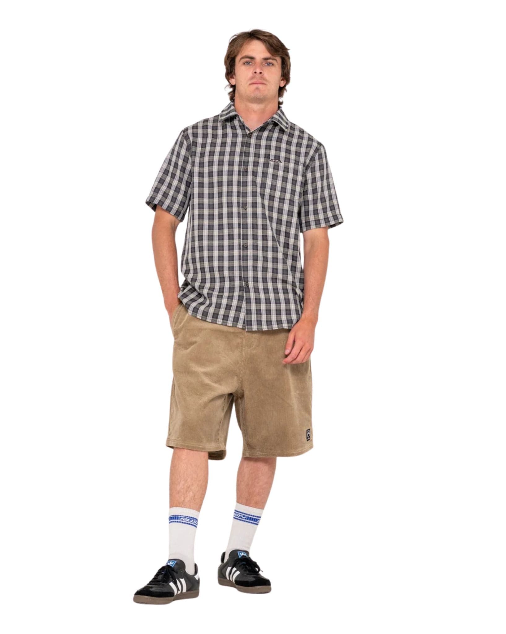 Rusty Datsun Check Short Sleeve Shirt