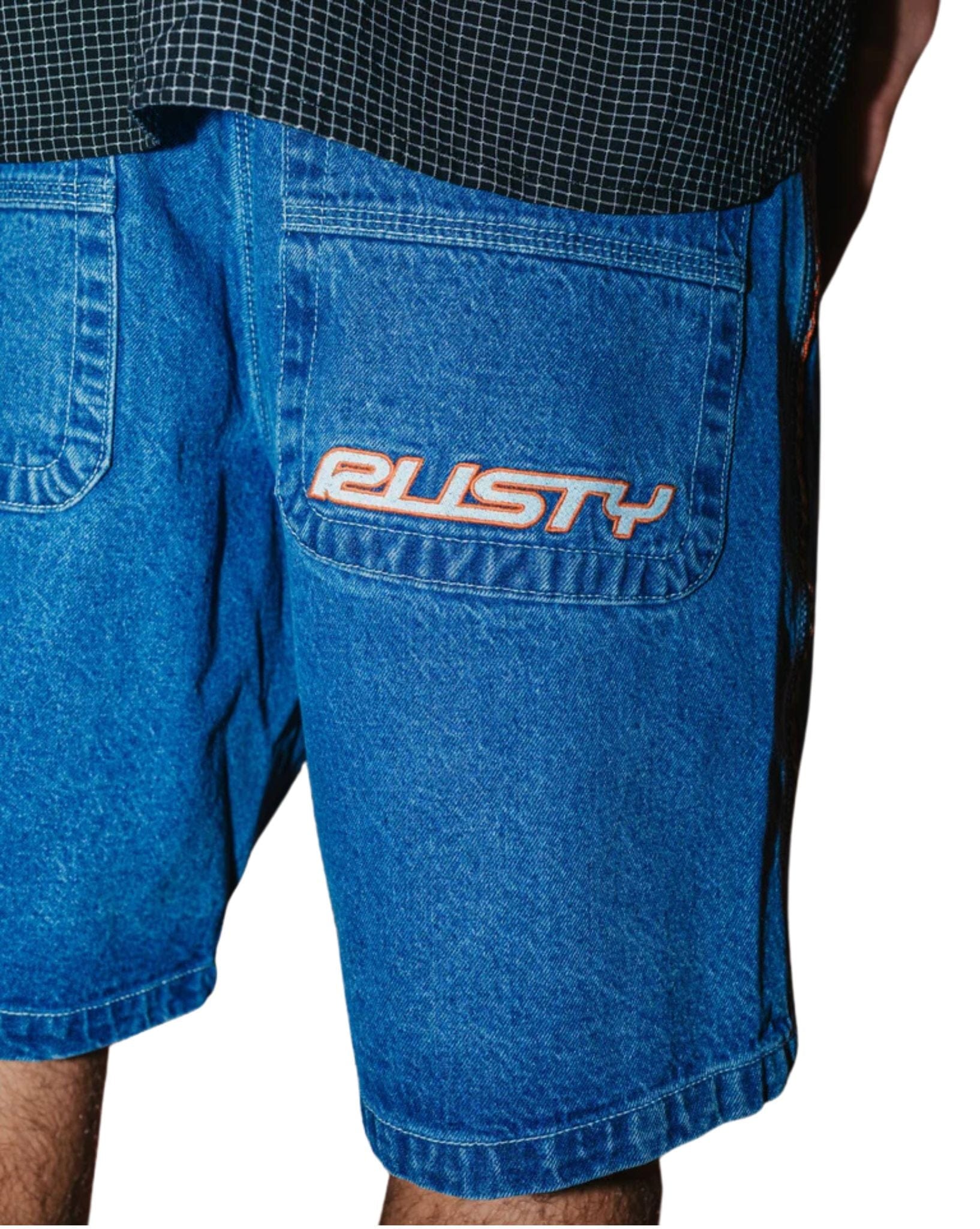 Rusty Flip Daddy 2.0 22" Baggy Jort - Middy Blue