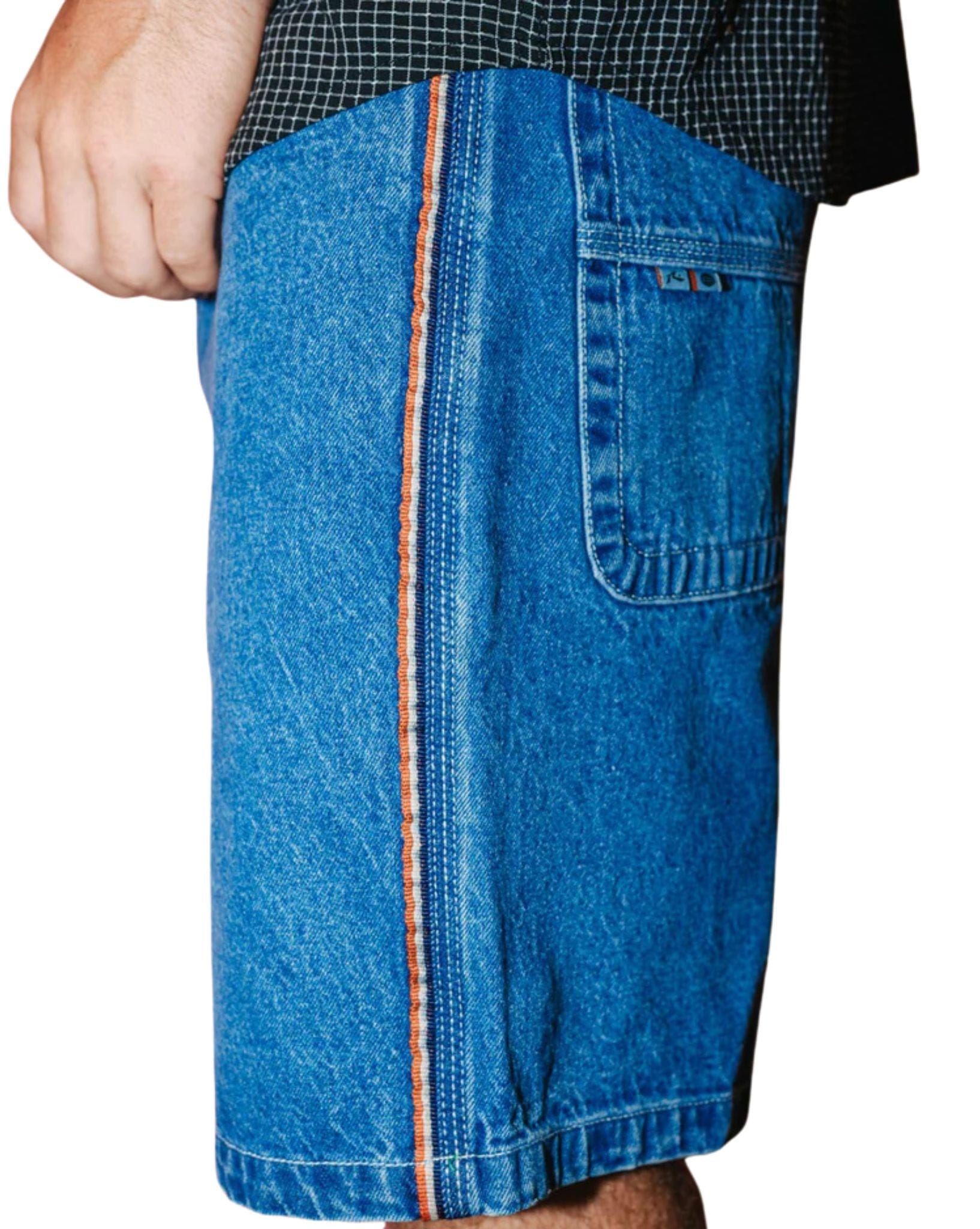 Rusty Flip Daddy 2.0 22" Baggy Jort - Middy Blue