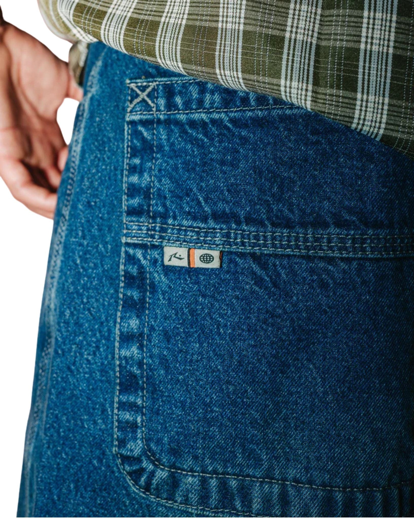 Rusty Flip Daddy Tapeless Jort - Dark N Dirty