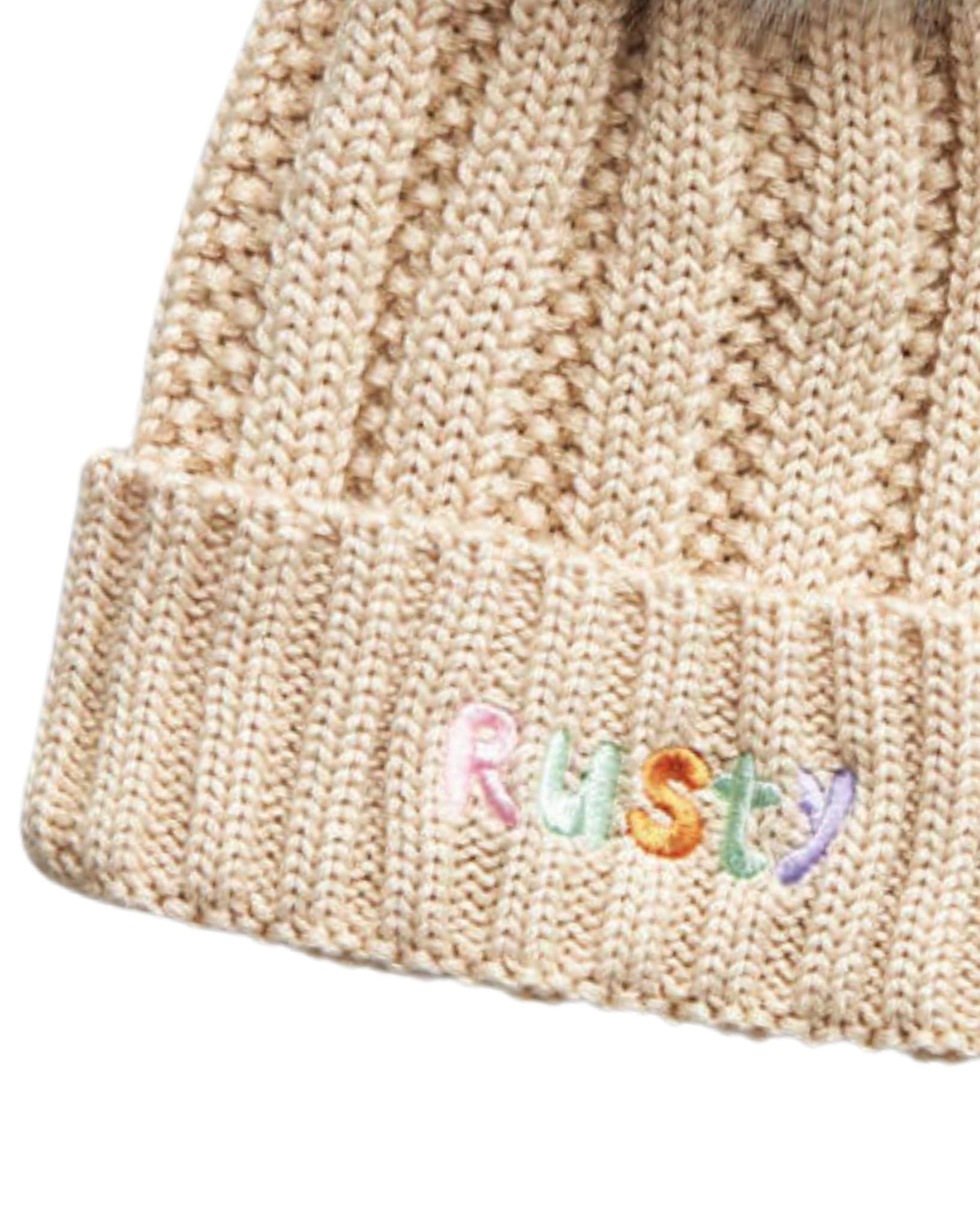 Rusty Girls Poppy Beanie - Coconut Cream