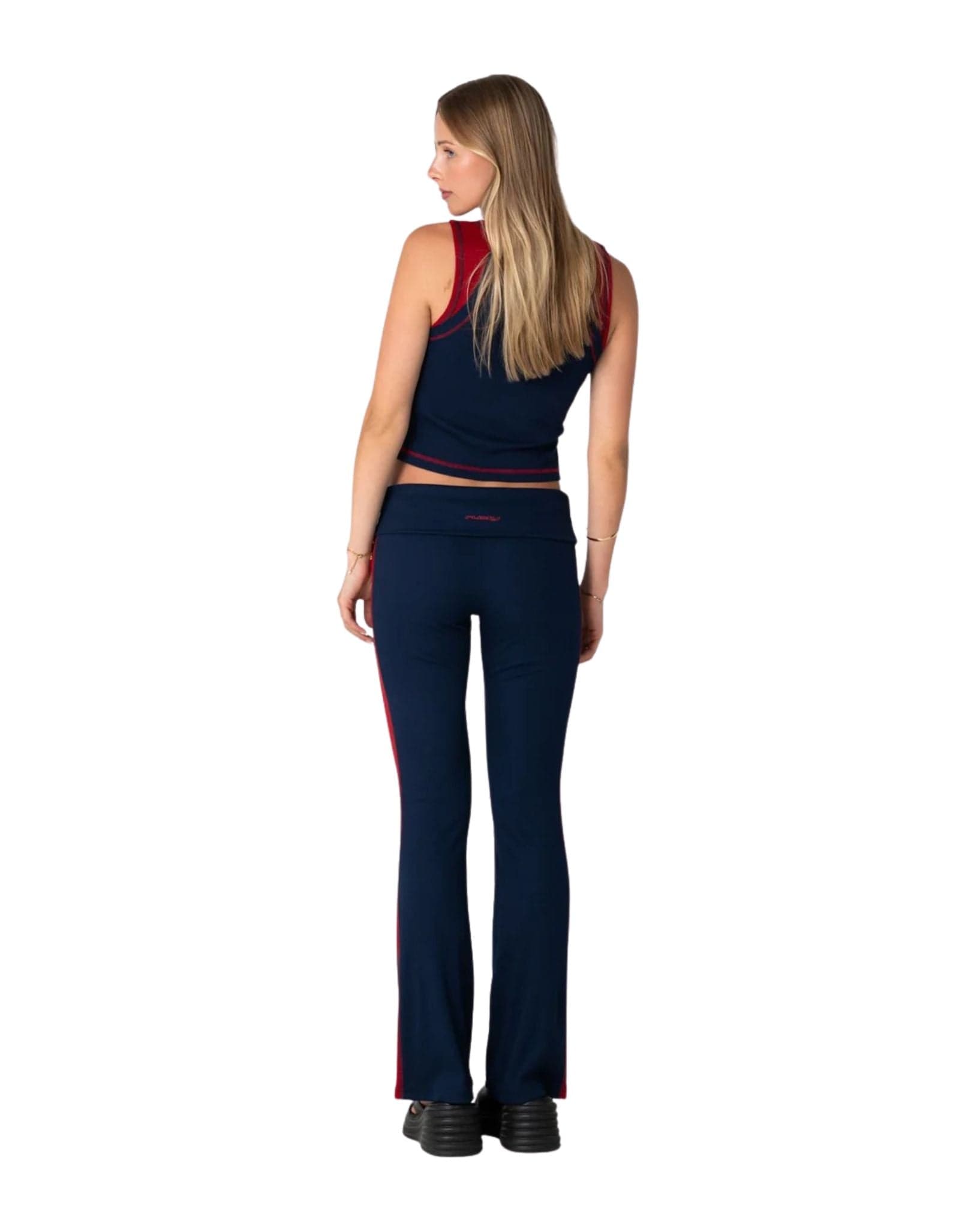 Rusty Hilton Low Rise Bootleg Rib Pant