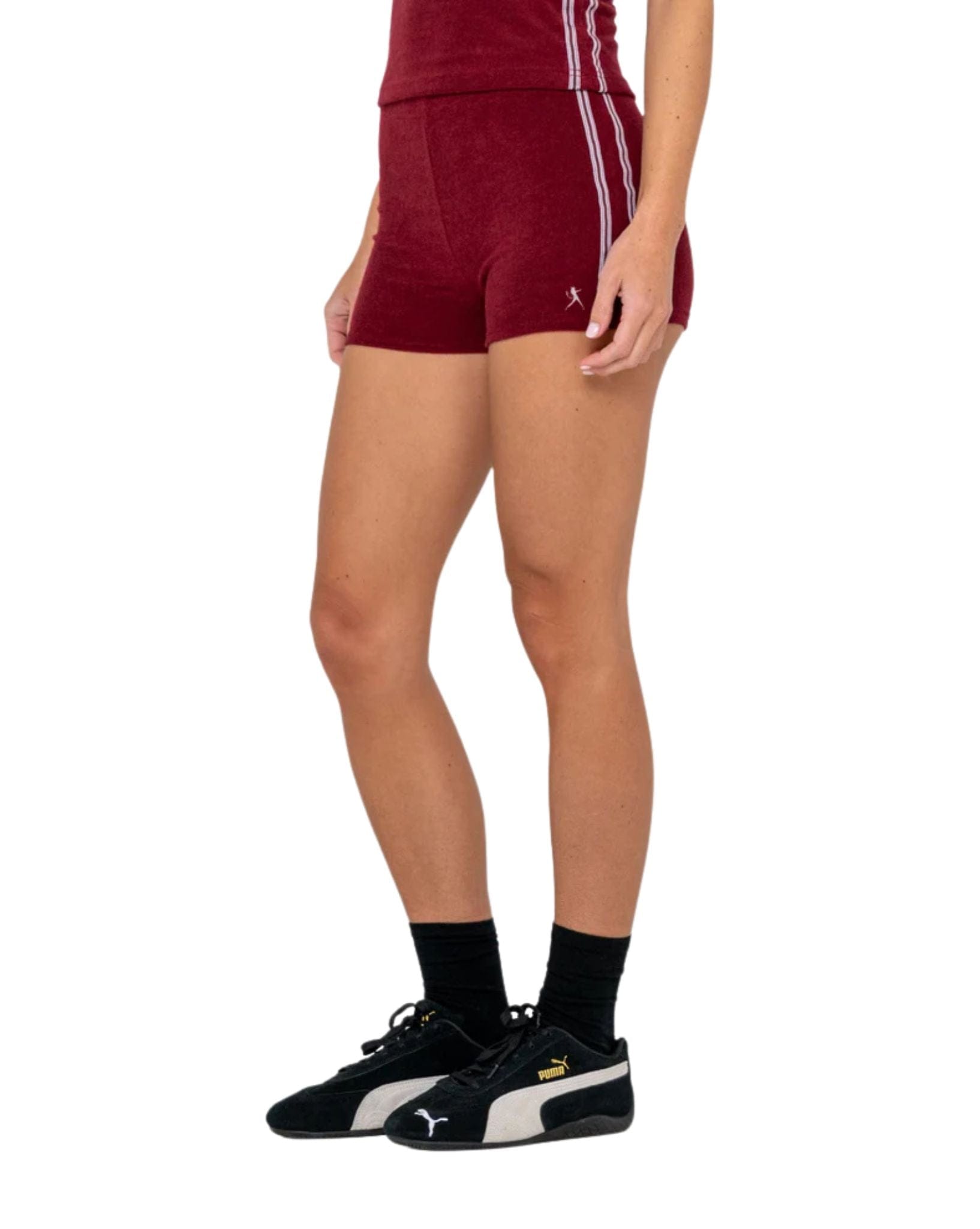 Rusty Lamar Towelling Booty Short