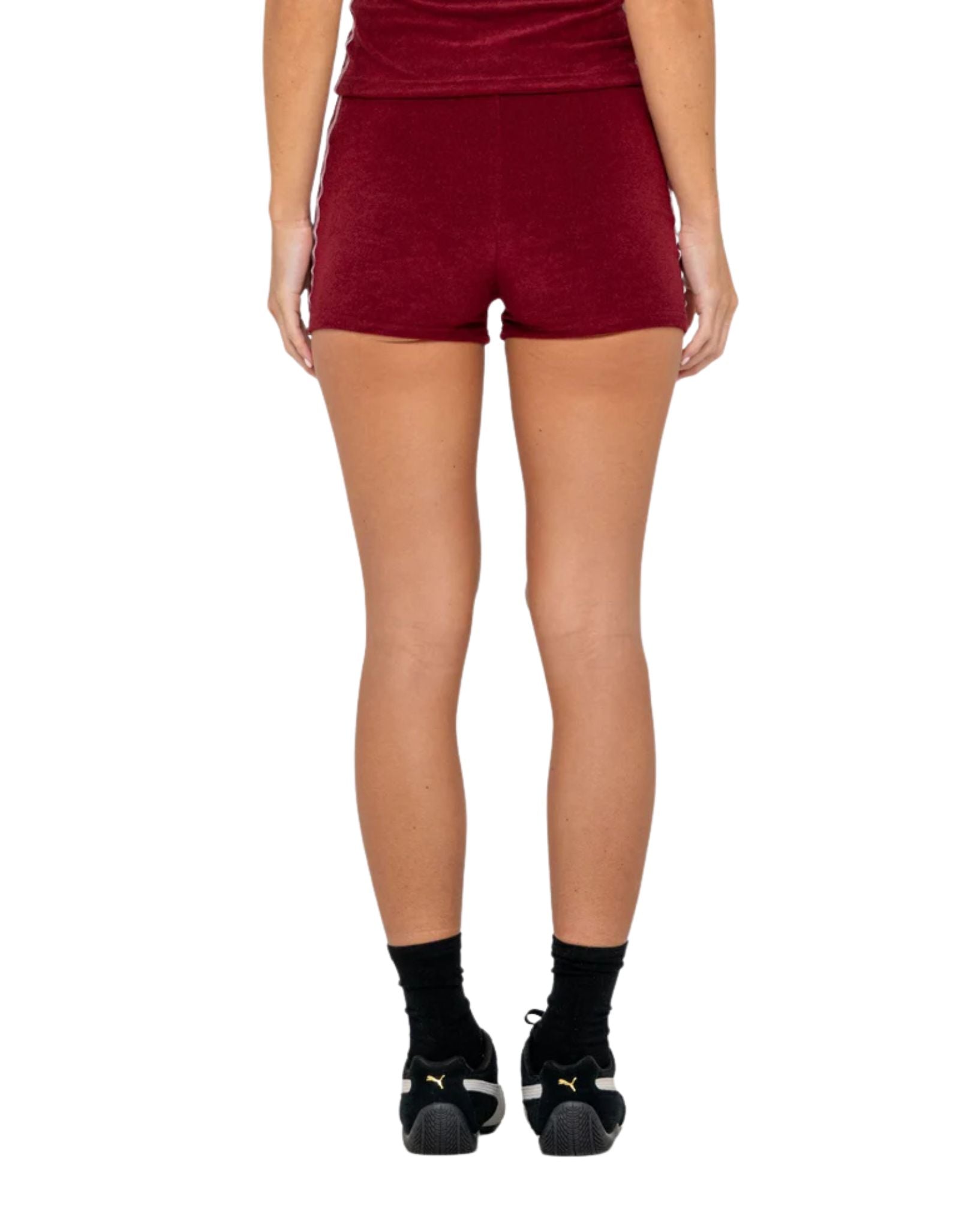 Rusty Lamar Towelling Booty Short