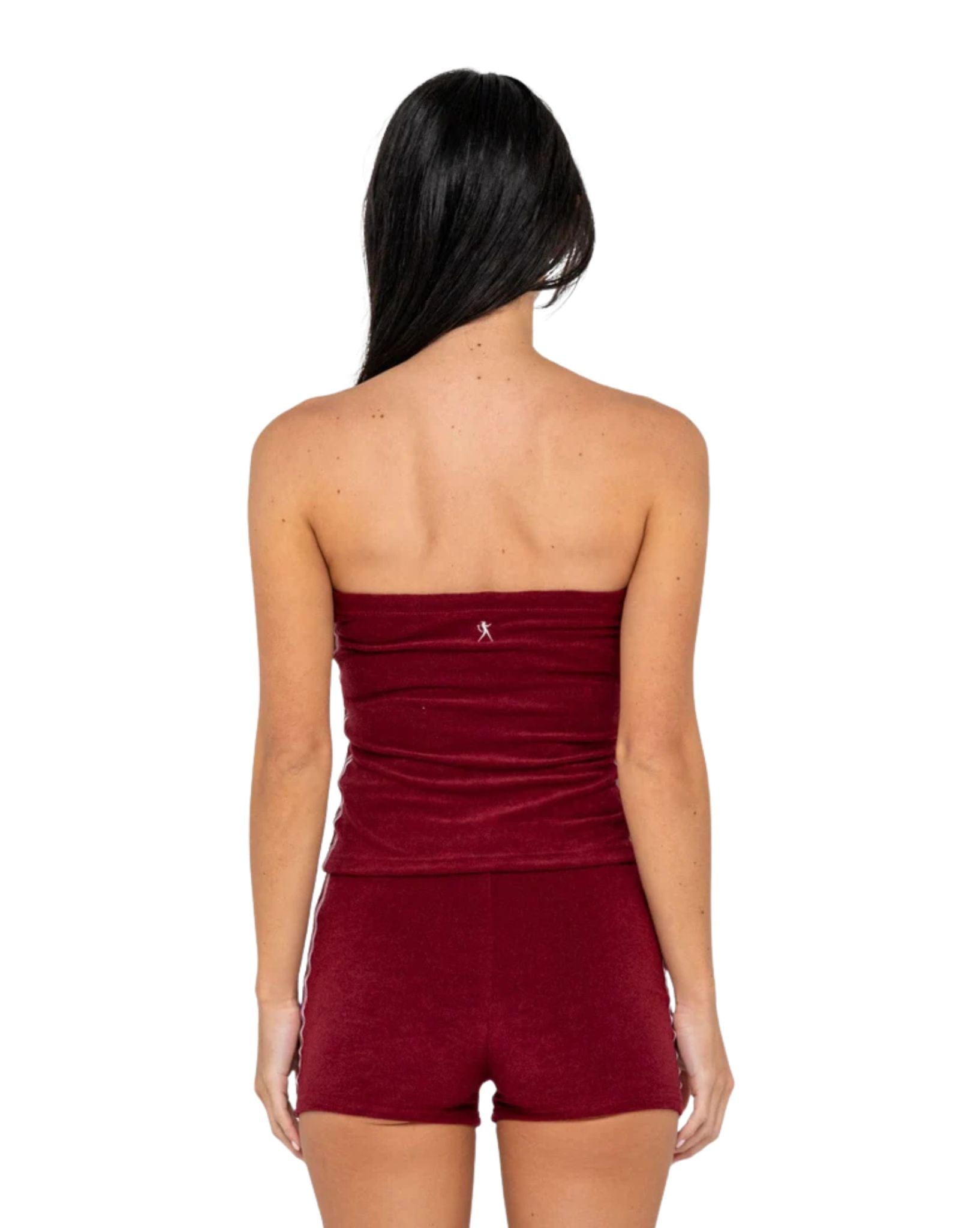 Rusty Lamar Towelling Skimmer Tube Top