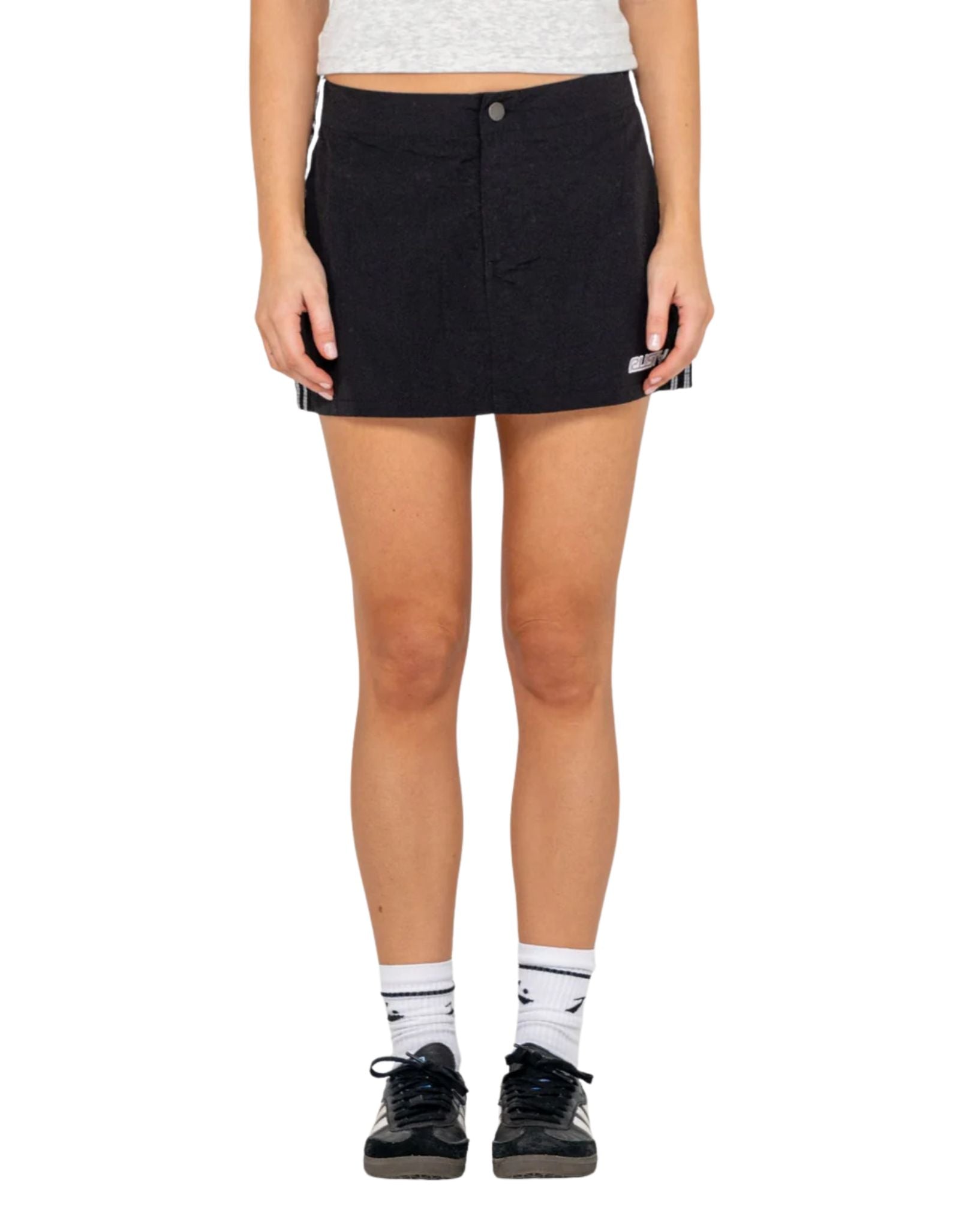 Rusty Lombardi Nylon Mini Skirt