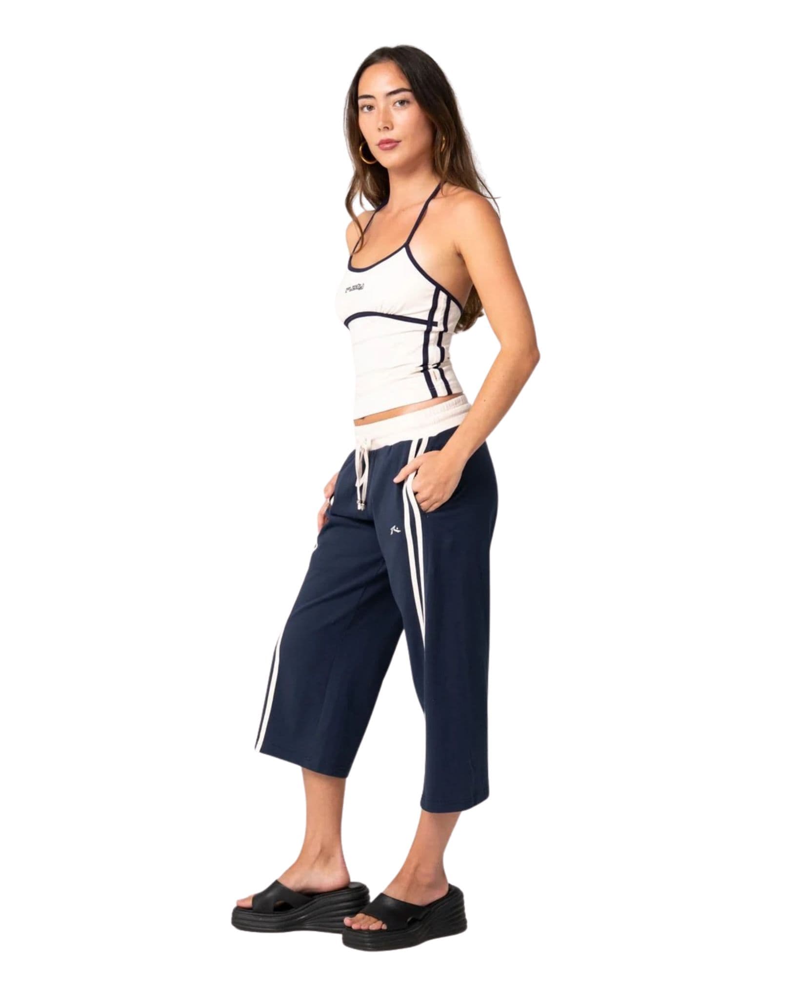 Rusty Man Eater Low Rise Capri Track Pant