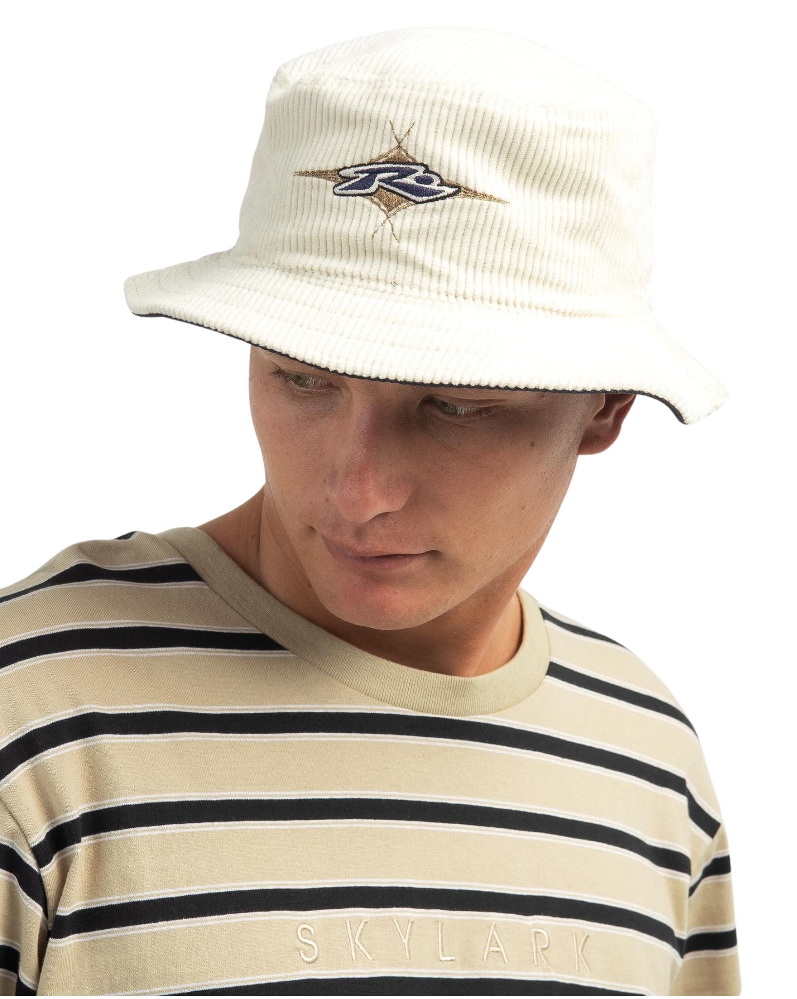 Rusty Mens Wallflower Reversible Cord Bucket Hat