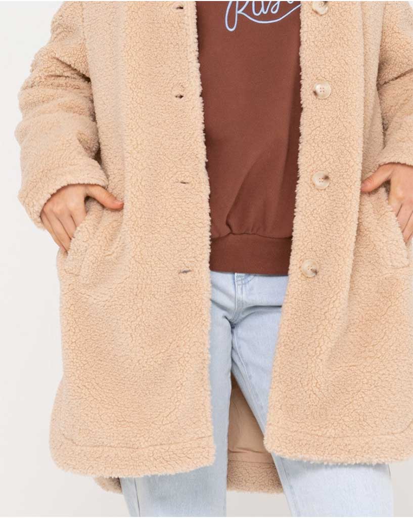Rusty Penelope Sherpa Coat