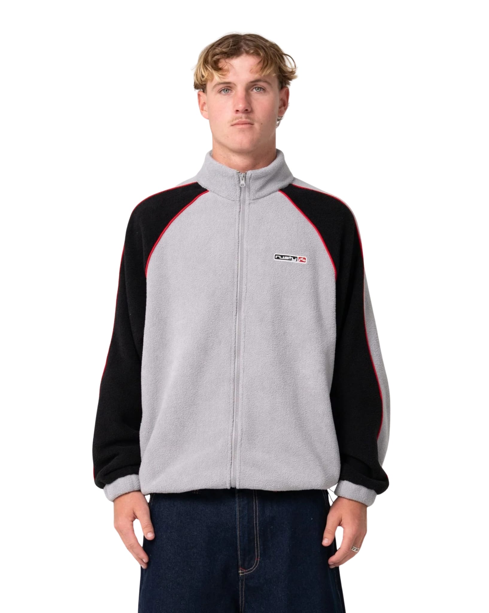 Rusty Pimp My Tides Zip Thru Sherpa Fleece