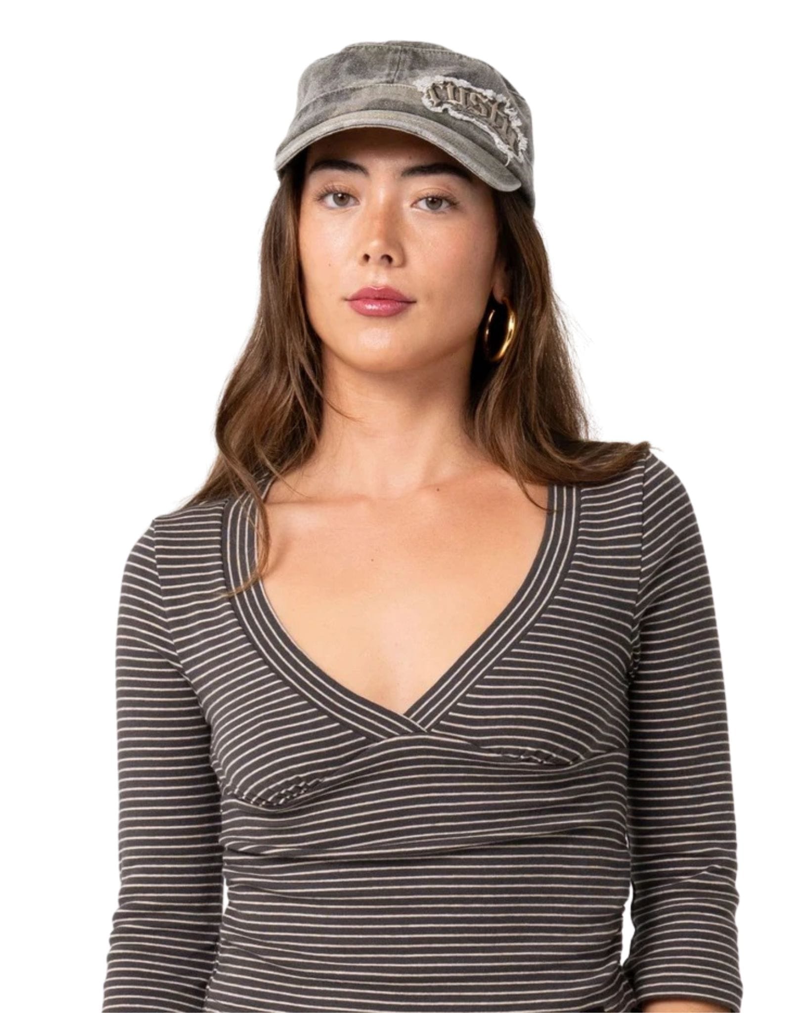 Rusty Punked Camo Military Cap