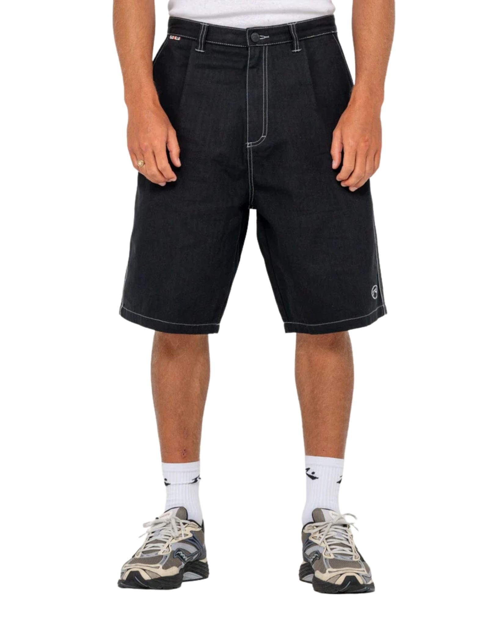 Rusty Request Line Herringbone Short