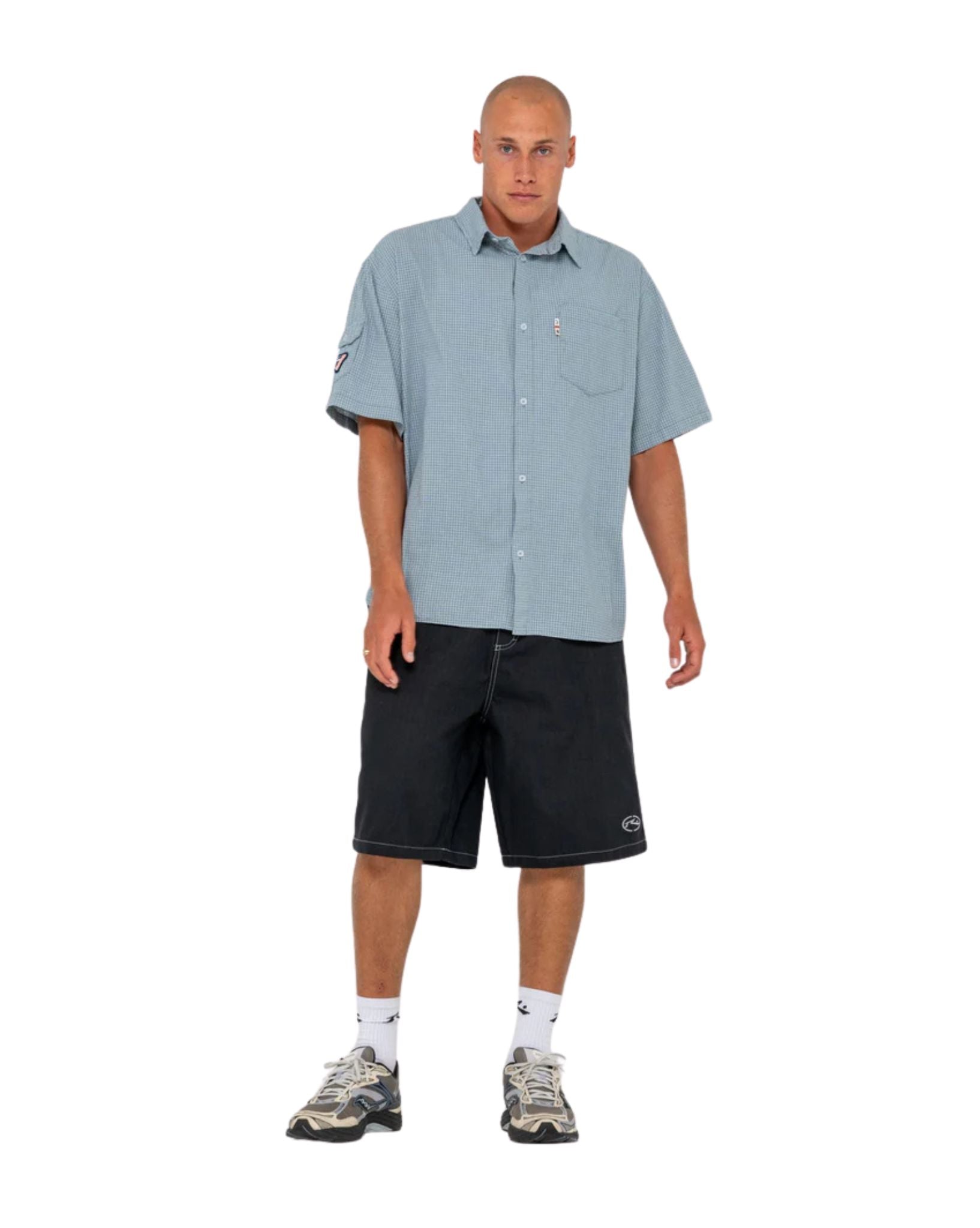 Rusty Request Line Herringbone Short