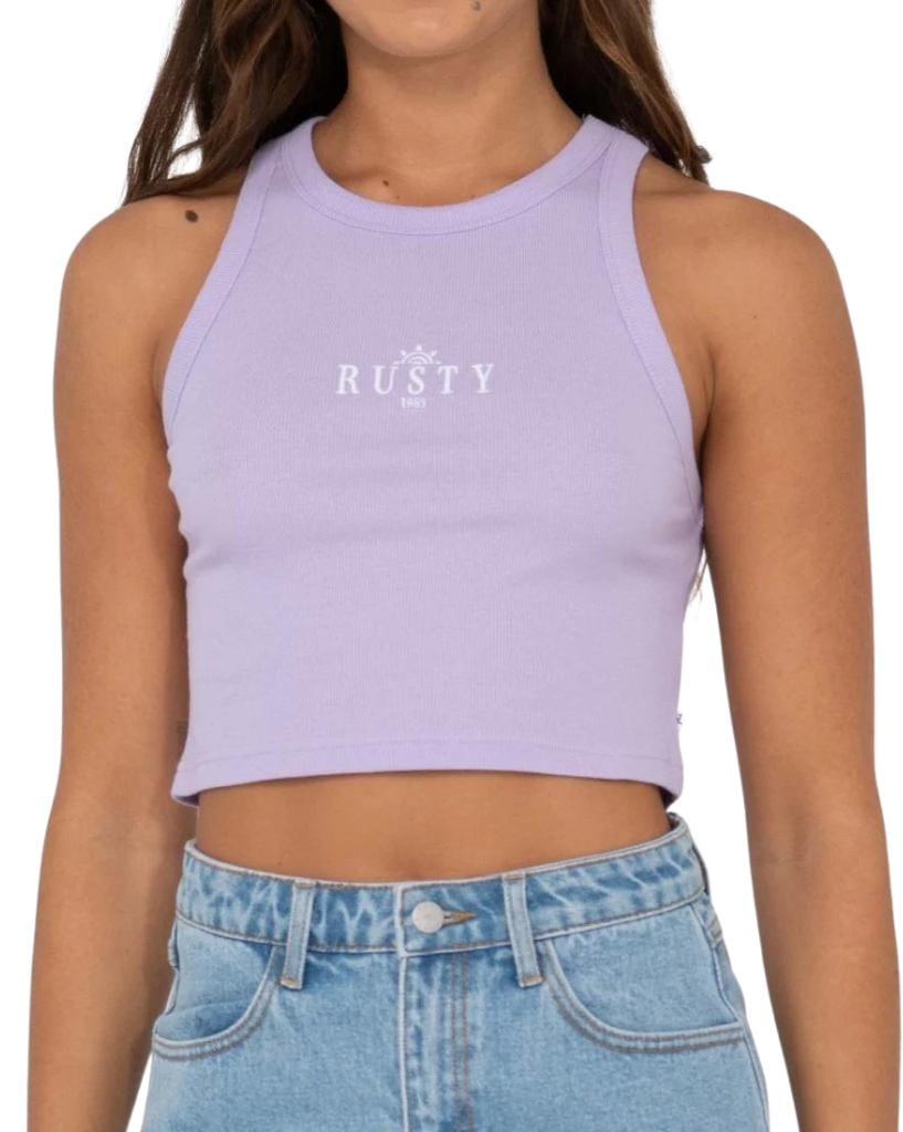 Rusty Rusty Sunrise Racer Tank