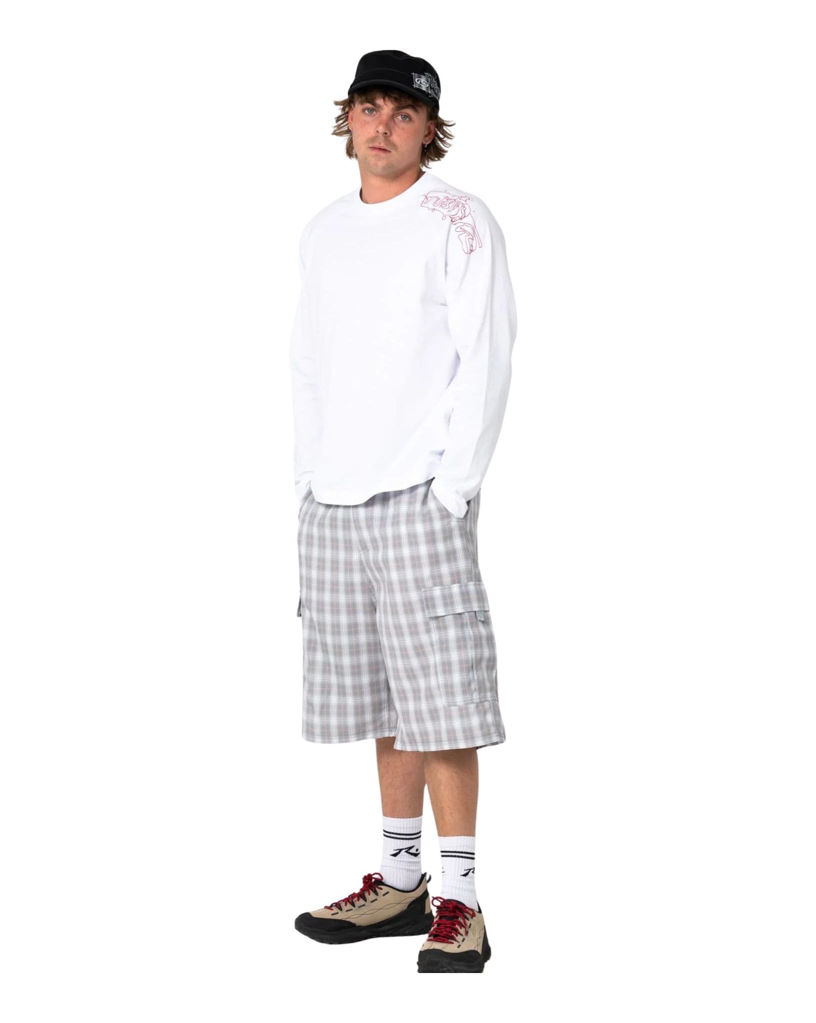 Rusty Screwdriva Elastic Cargo Short