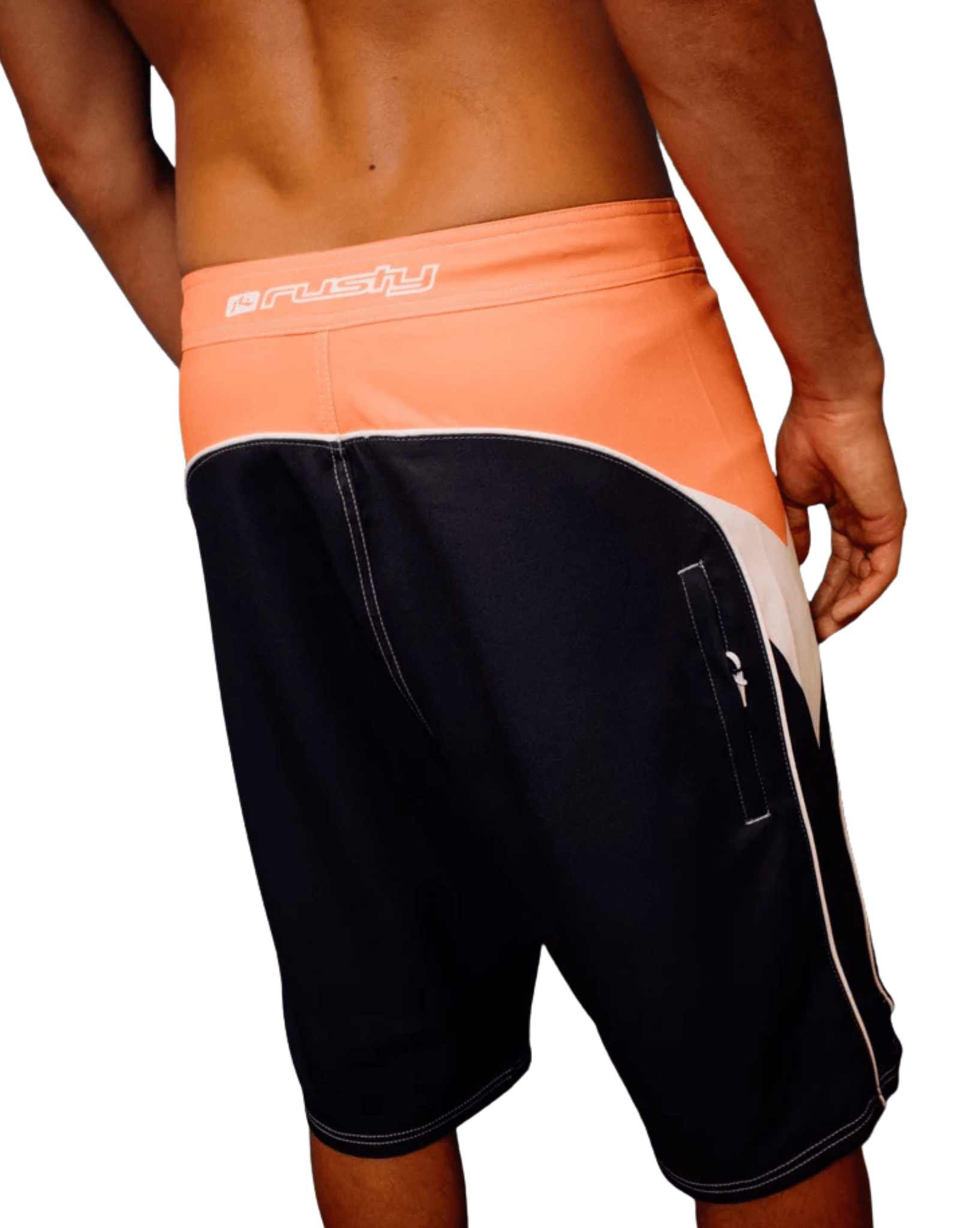 Rusty Straight Pipe Fixed Waist Boardshort