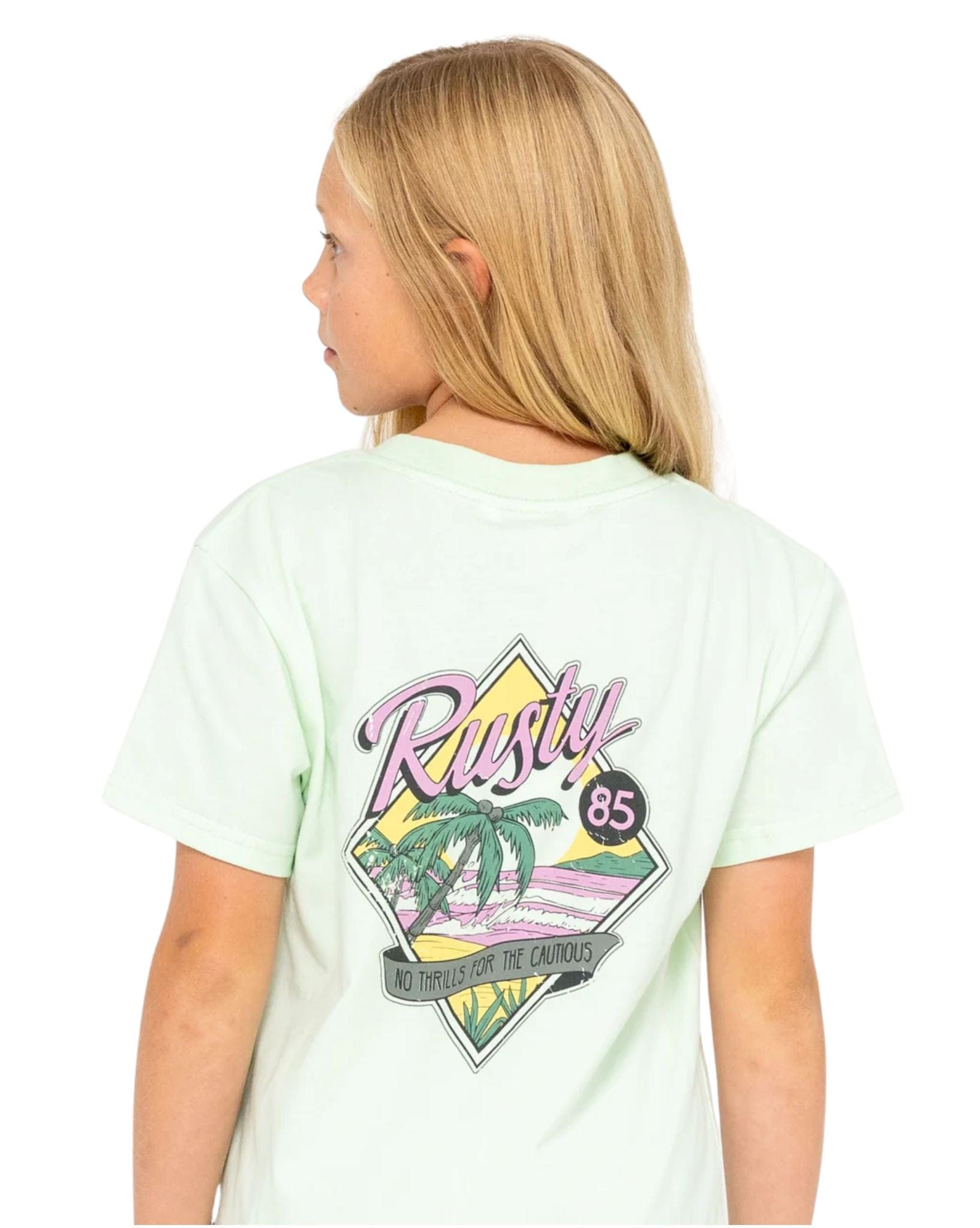 Rusty Throwback Standard Tee Girls