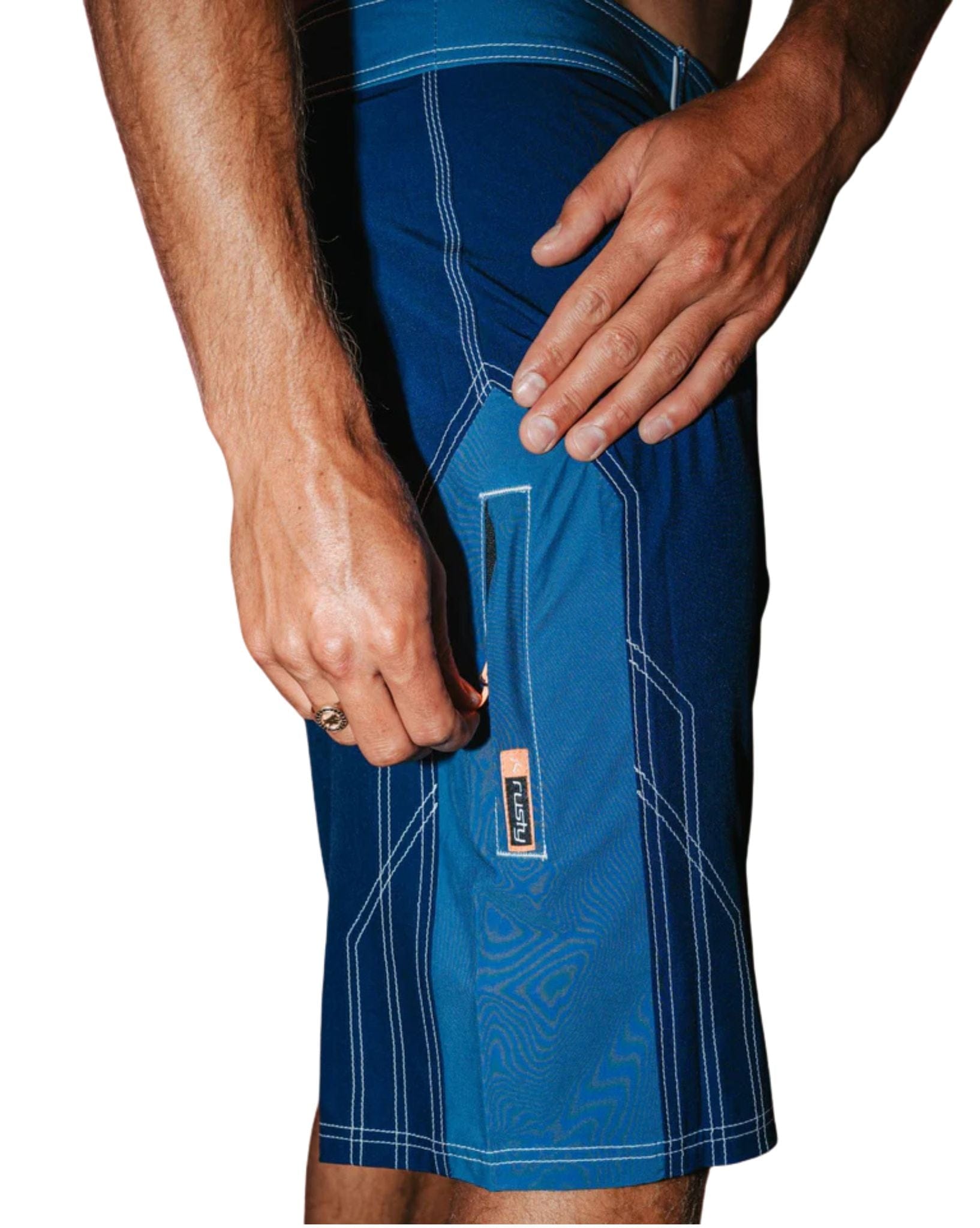 Rusty Tombstones Fixed Waist Boardshort