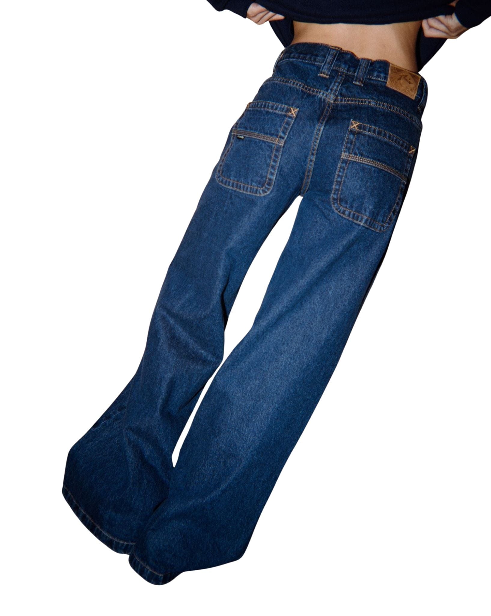 Rusty Wendy Wide Low Rise Denim Jean