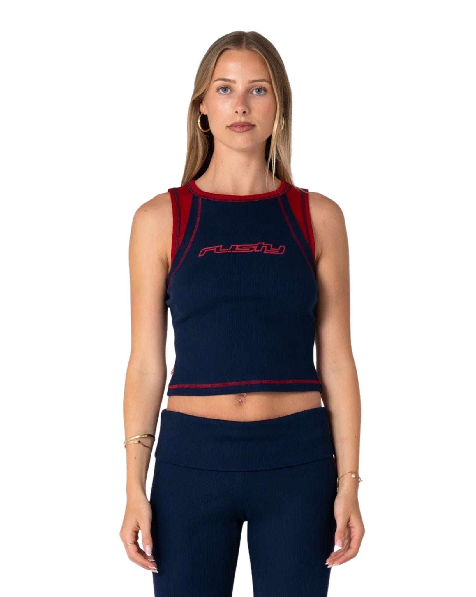 Rusty Zing Zap Contrast Tank