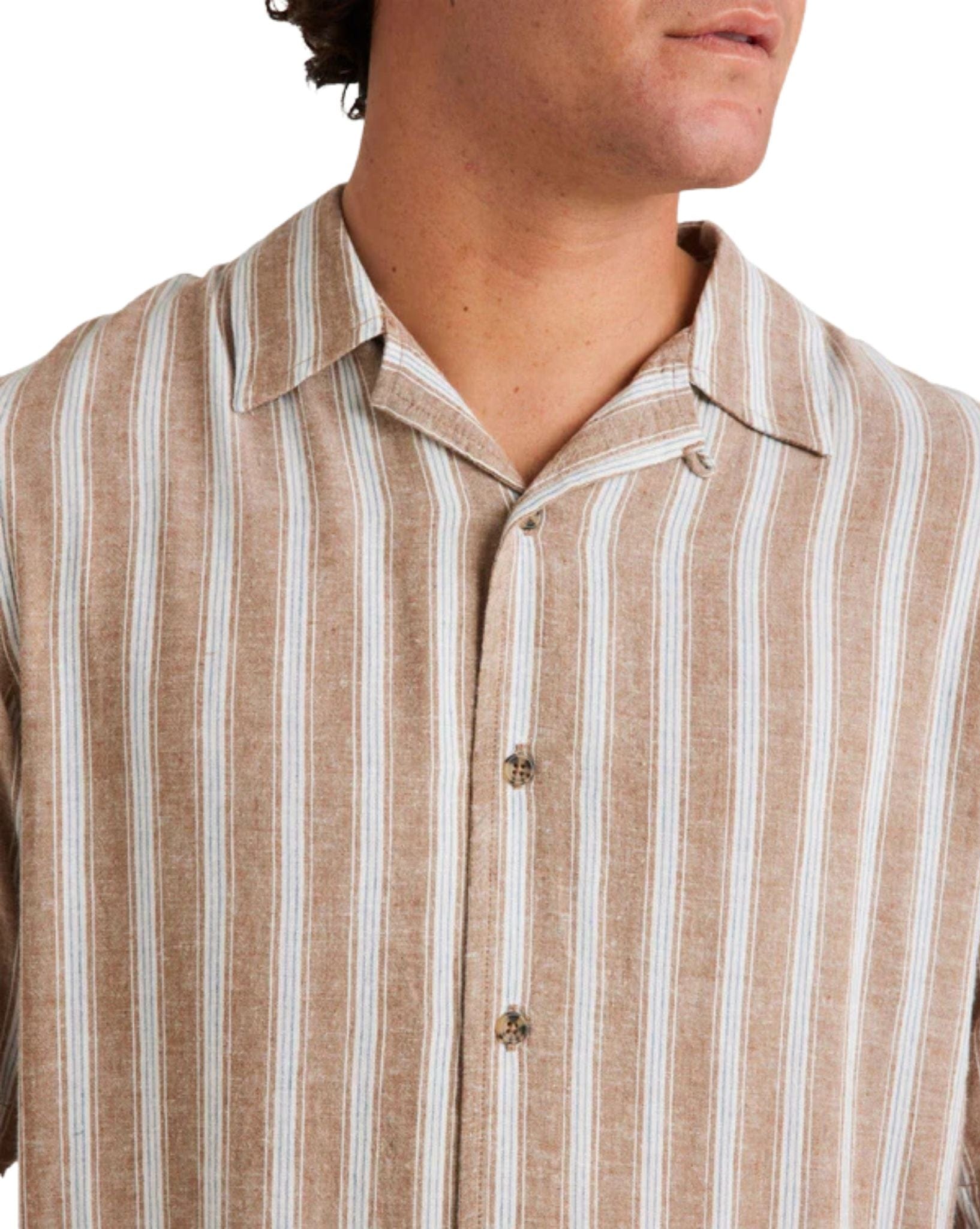 RVCA Beat Stripe Vintage Ss