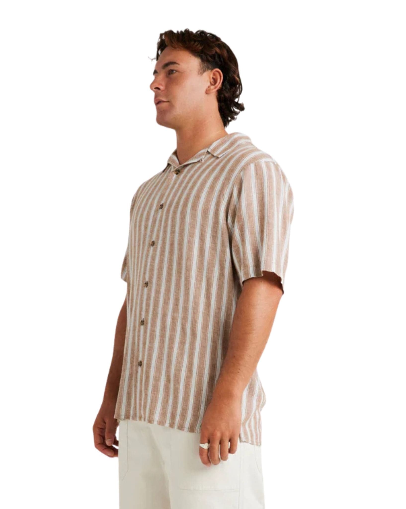 RVCA Beat Stripe Vintage Ss