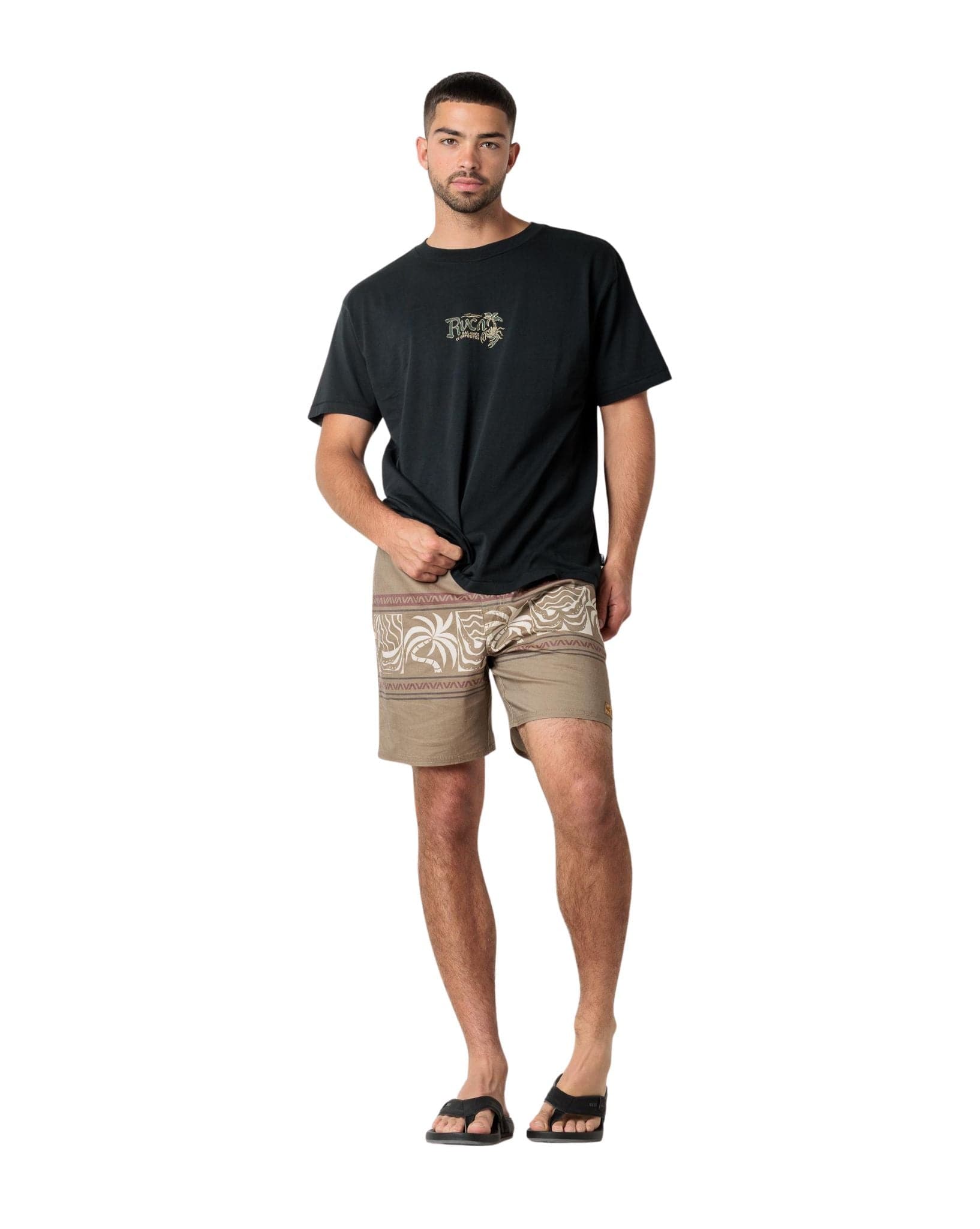 RVCA Fronds Divide Elastic