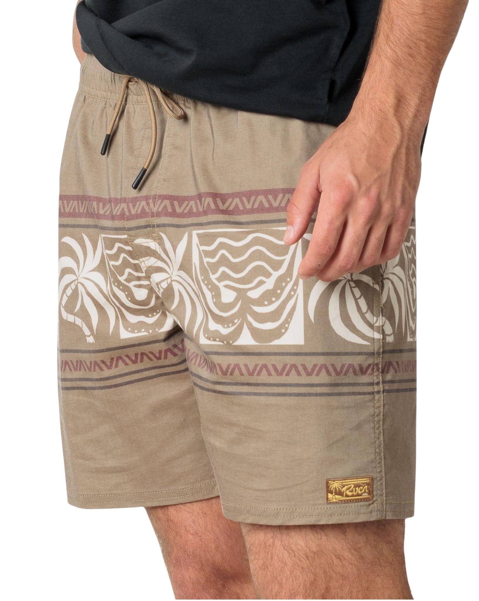 RVCA Fronds Divide Elastic