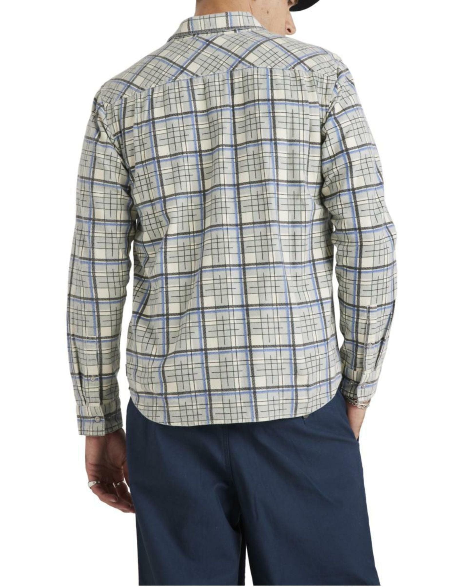 RVCA Mens Treets Ls Shirt - Monument