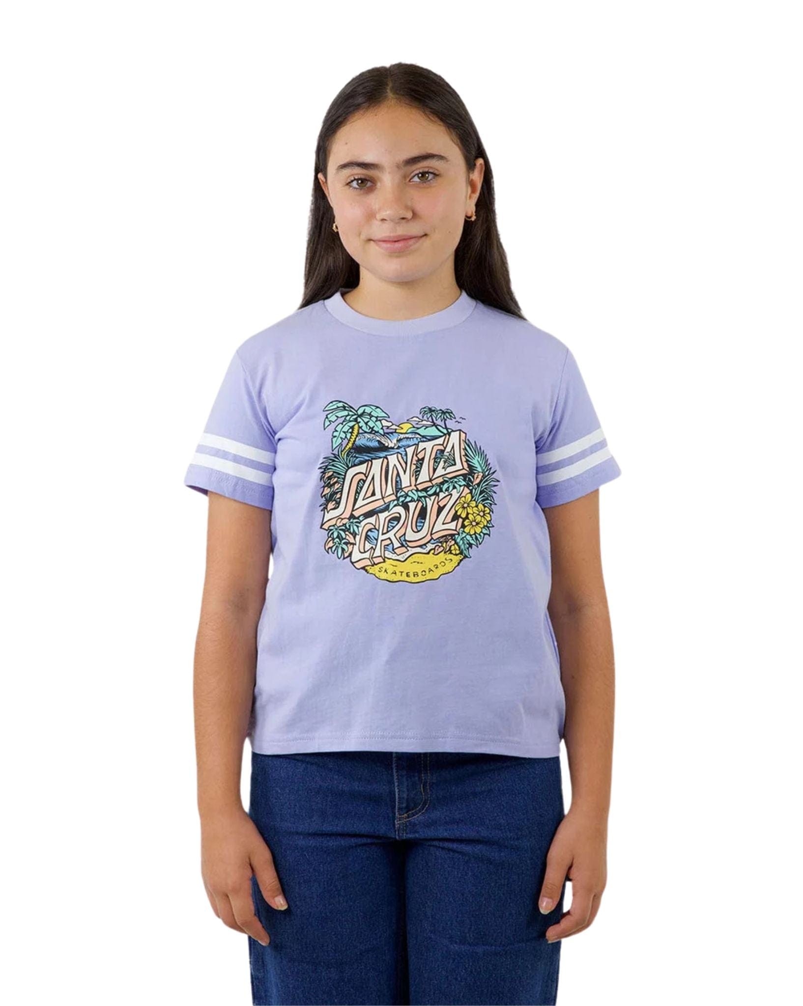 Santa Cruz Aloha Dot Front Tee