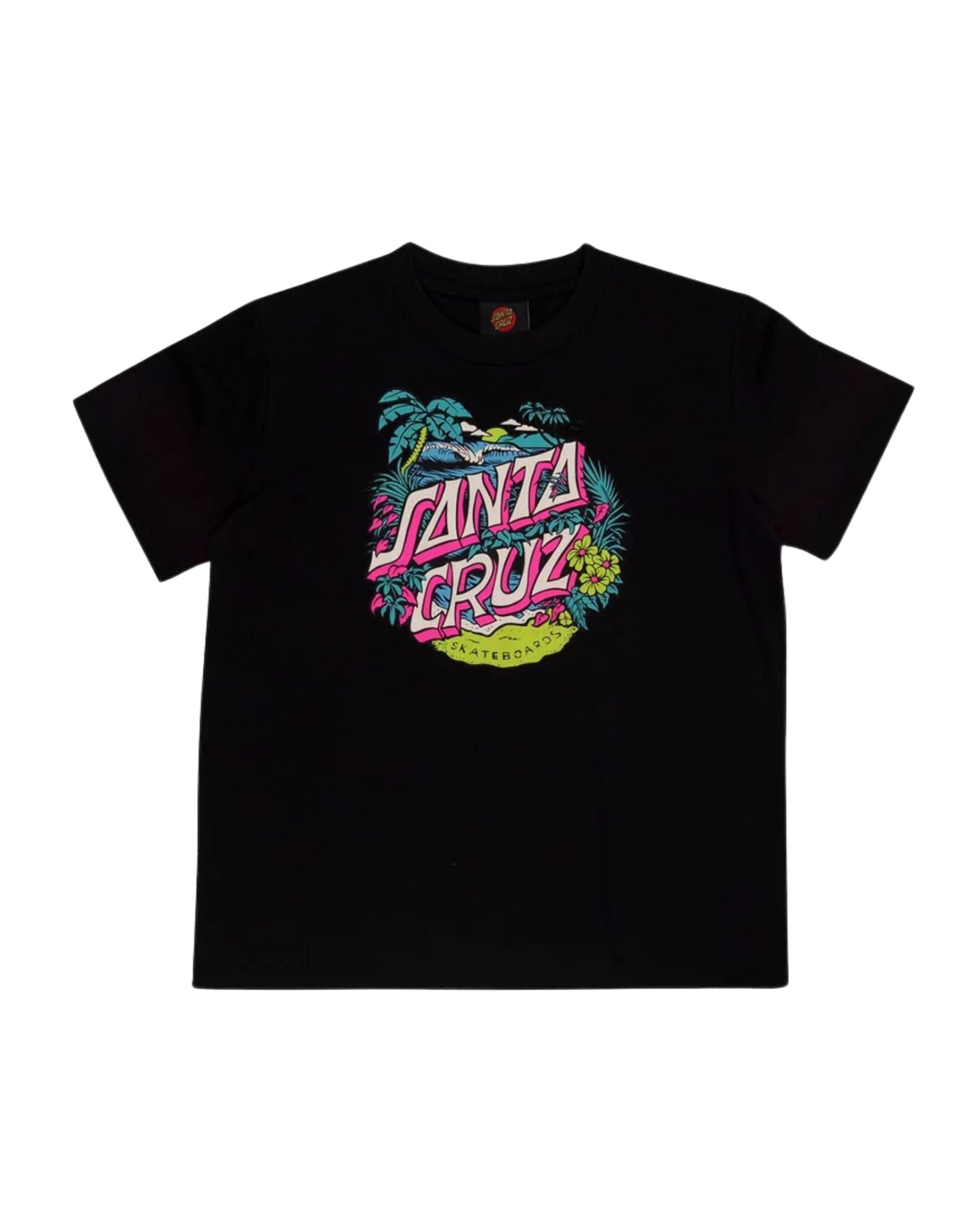 Santa Cruz Aloha Dot Front Tee