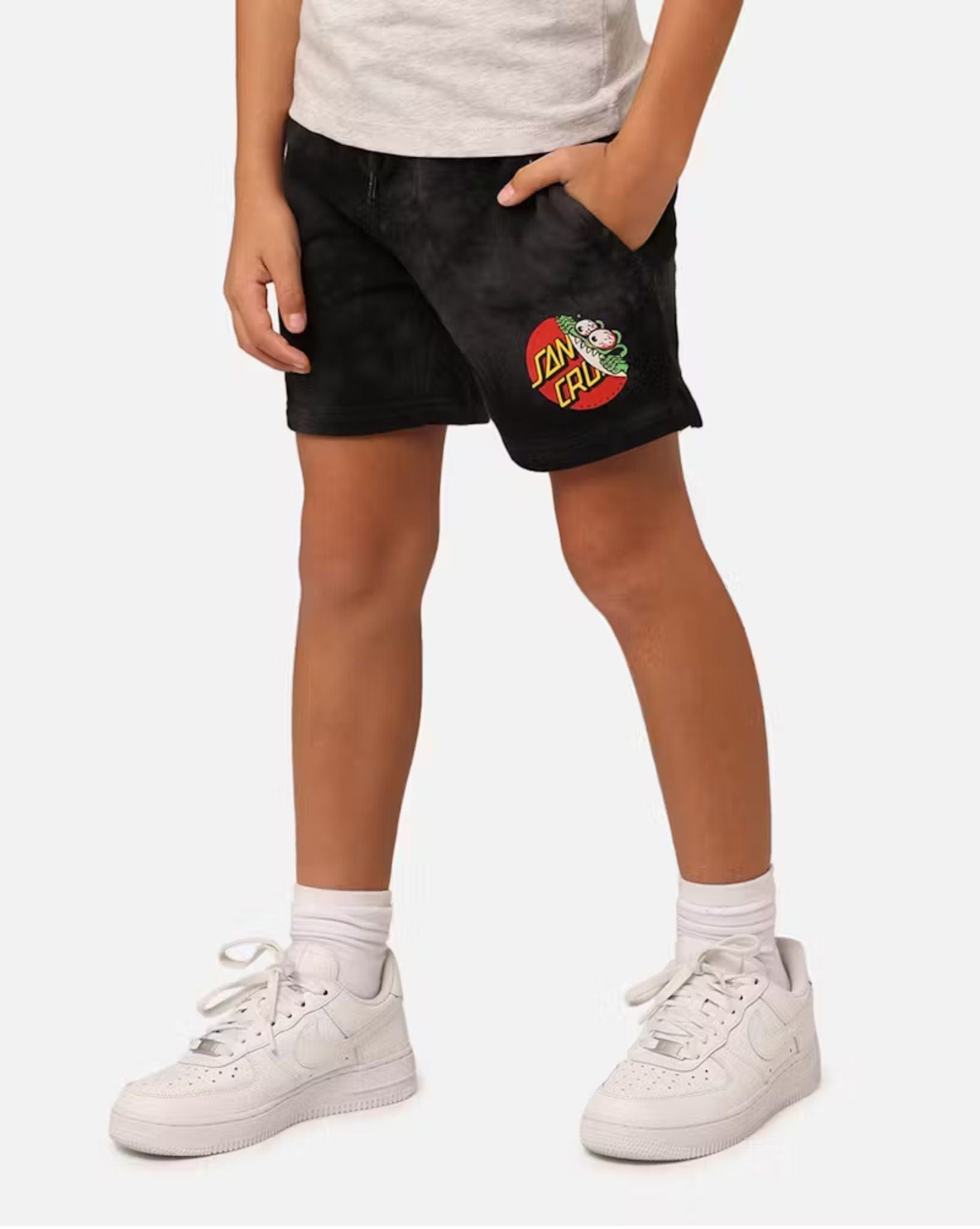 Santa Cruz Boys Beware Dot Tie Dot Track Short