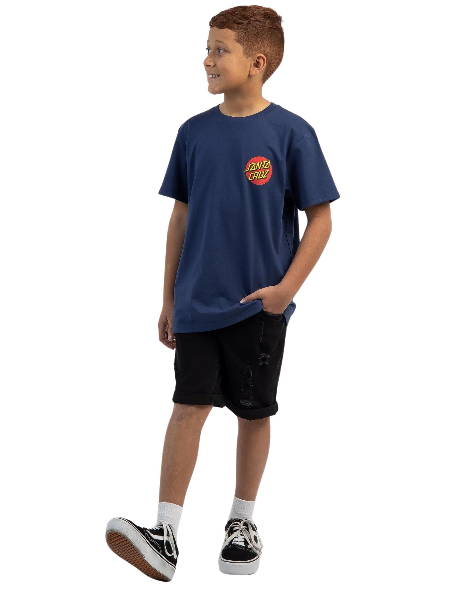 Santa Cruz Boys Classic Dot Tee