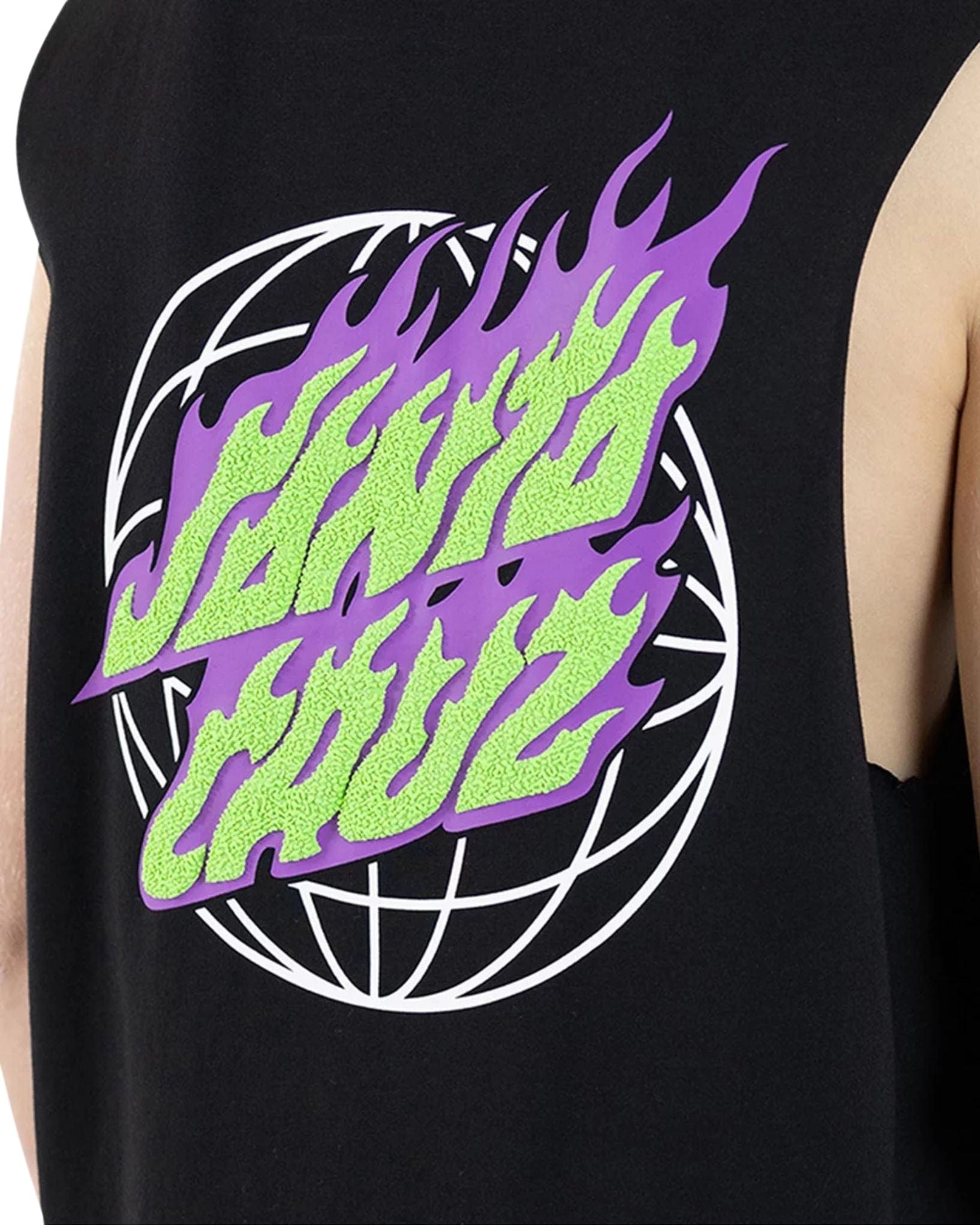 Santa Cruz Boys Global Flame Dot Muscle