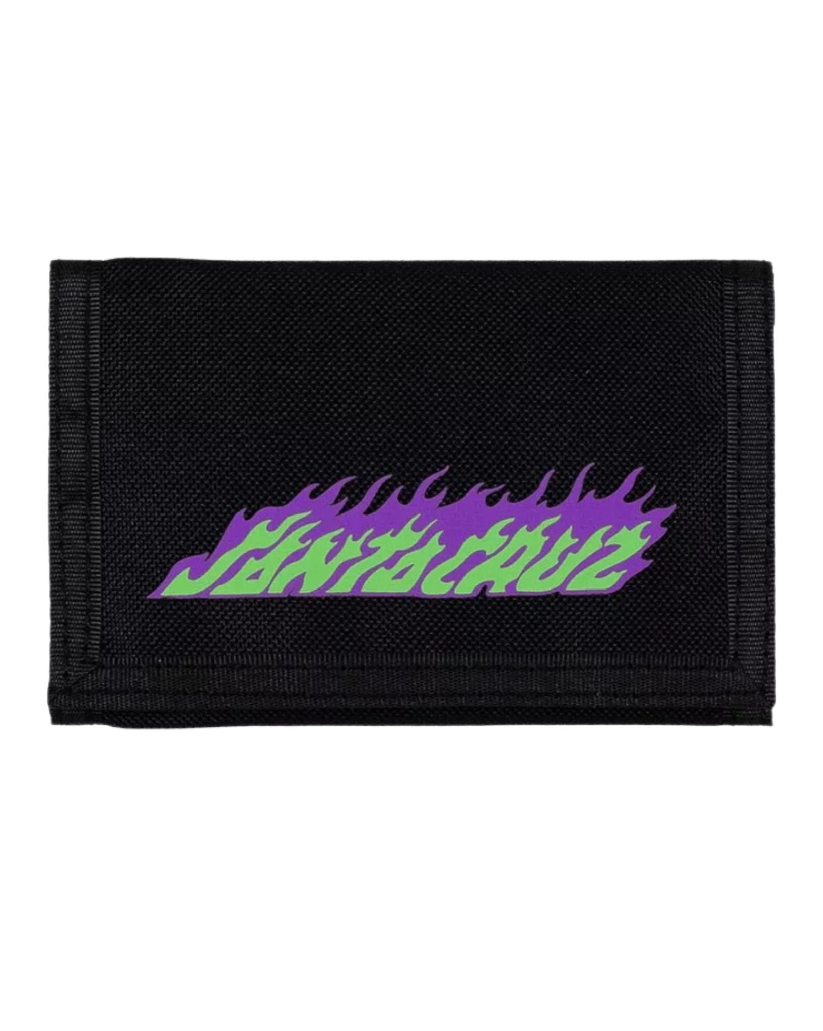 Santa Cruz Boys Global Flame Dot Velcro Wallet