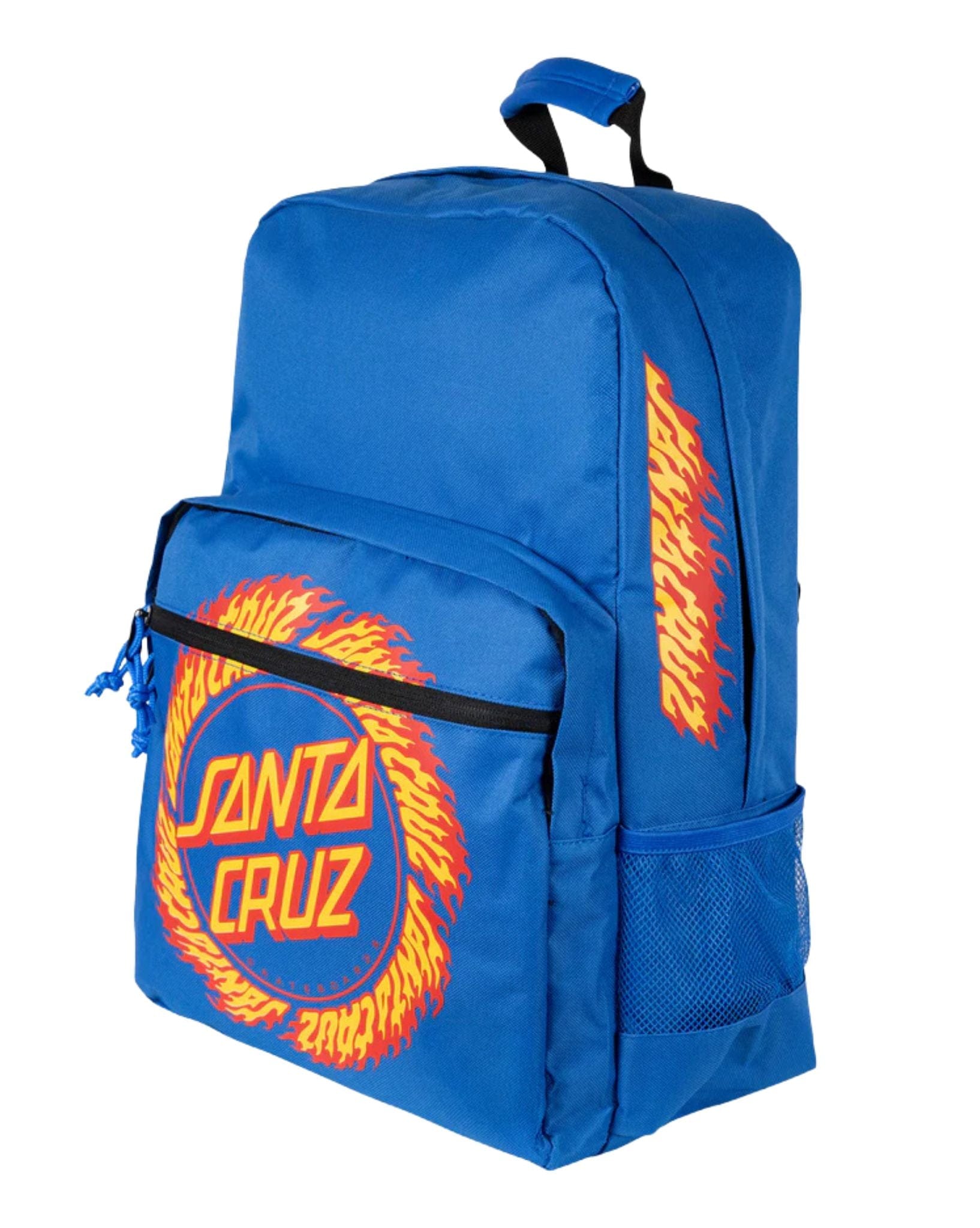 Santa Cruz Flame Ringed Dot Backpack Tri Compartment
