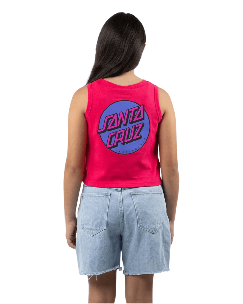 Santa Cruz Other Dot Chest Crop Tank
