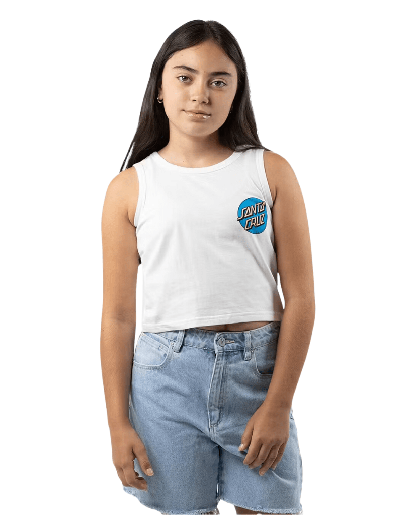 Santa Cruz Other Dot Chest Crop Tank