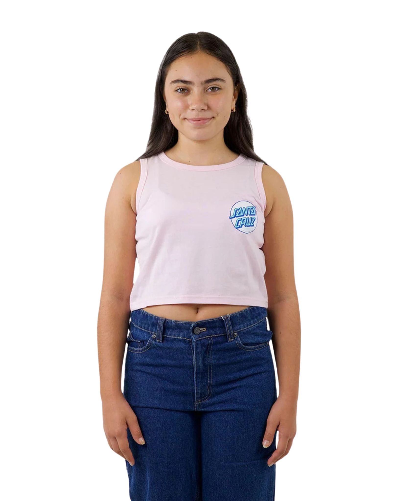 Santa Cruz Other Dot Chest Crop Tank