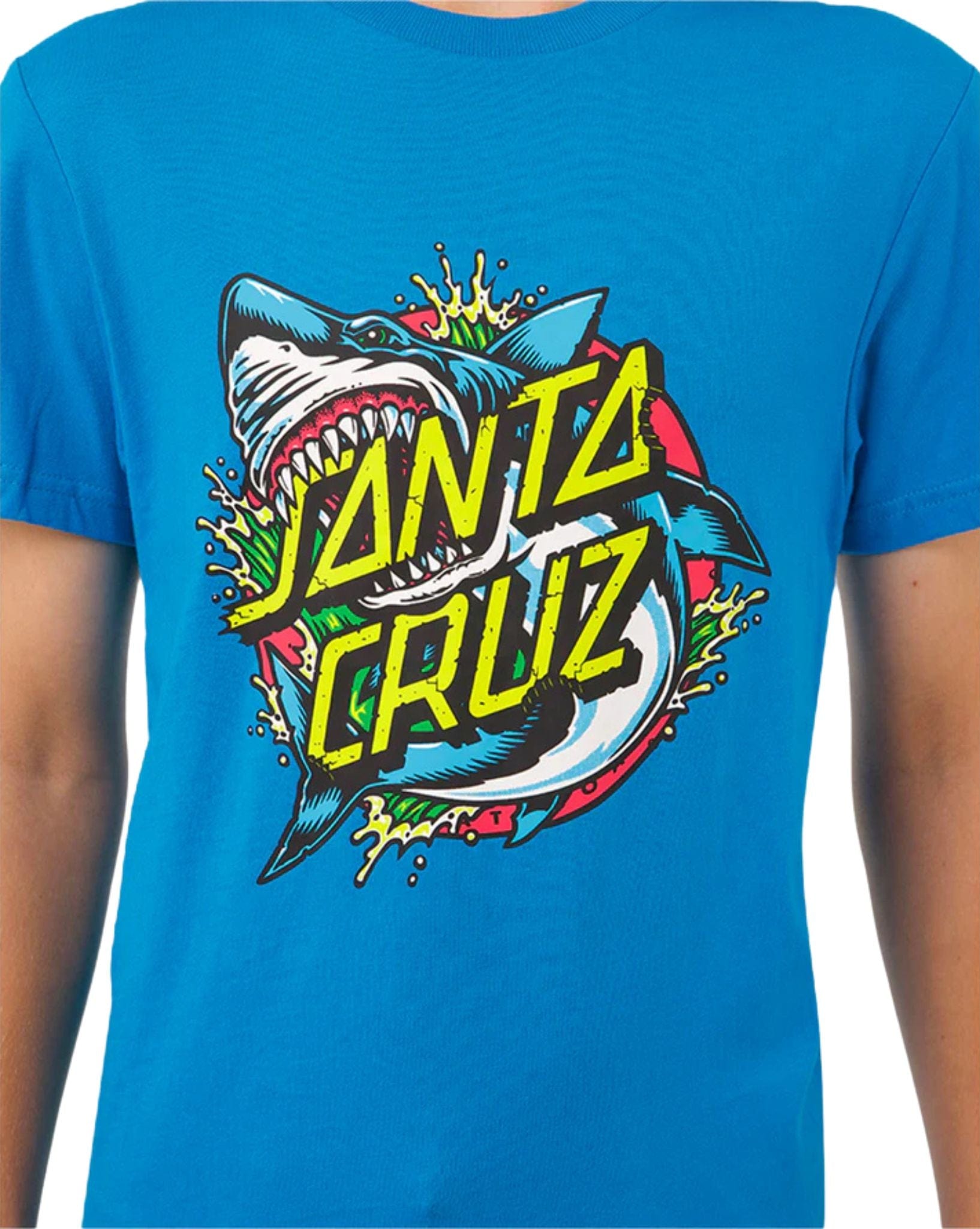 Santa Cruz Shark Dot Front Tee