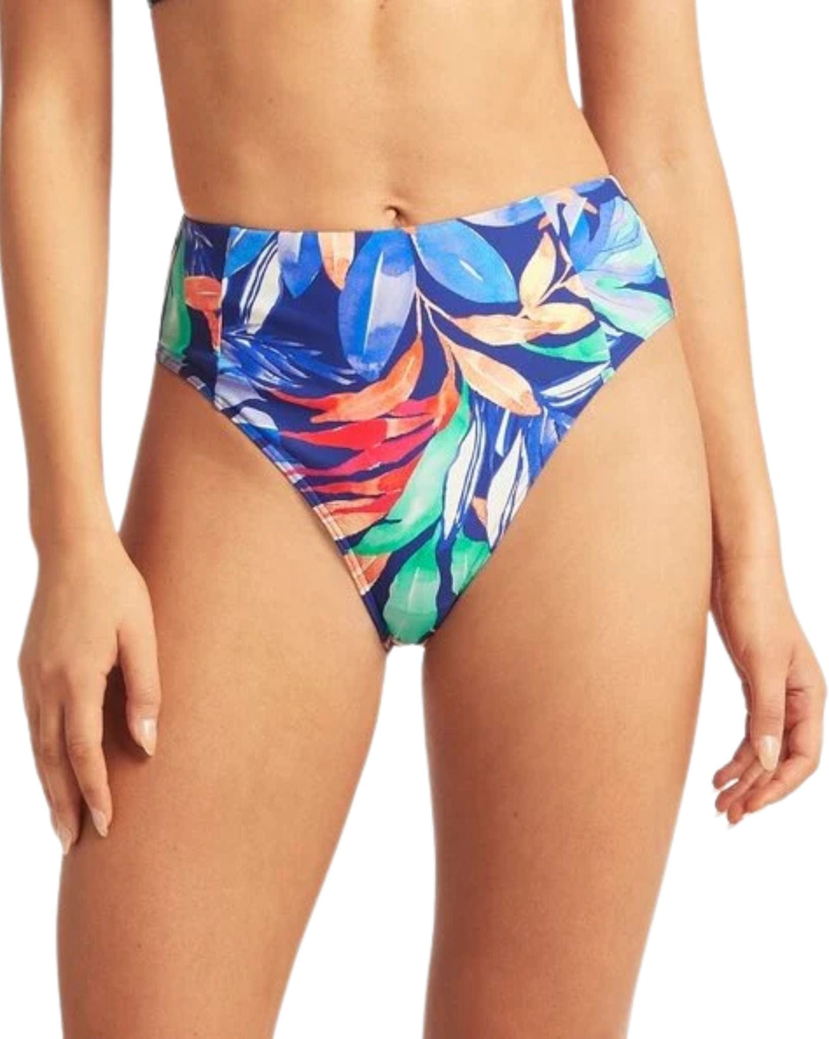 Sea Level Cabana Retro High Waist Pant With Panels