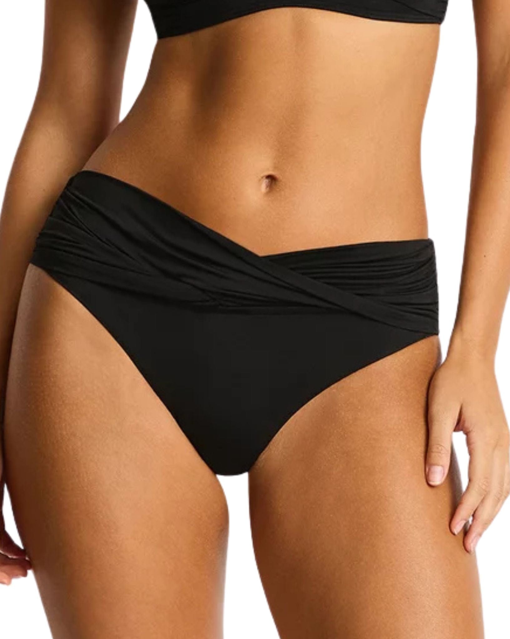 Sea Level Essentials Edit Twist Mid Bikini Pant