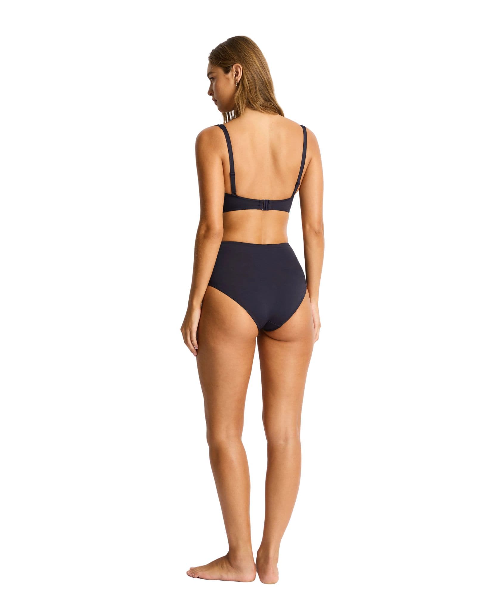 Sea Level Essentials Gathered Side High Waist Pant