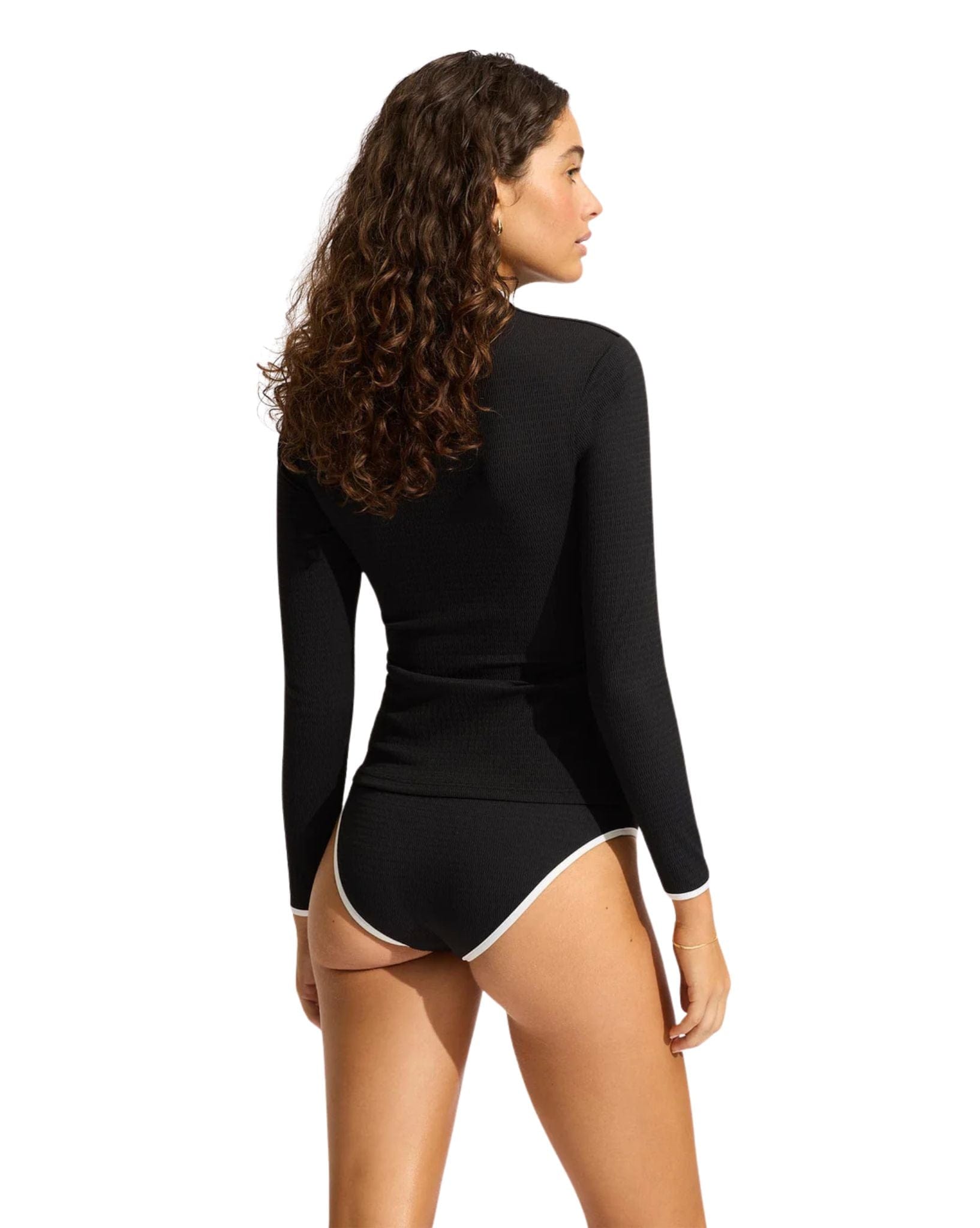 Seafolly Beach Bound-Long Sleeve Sunvest